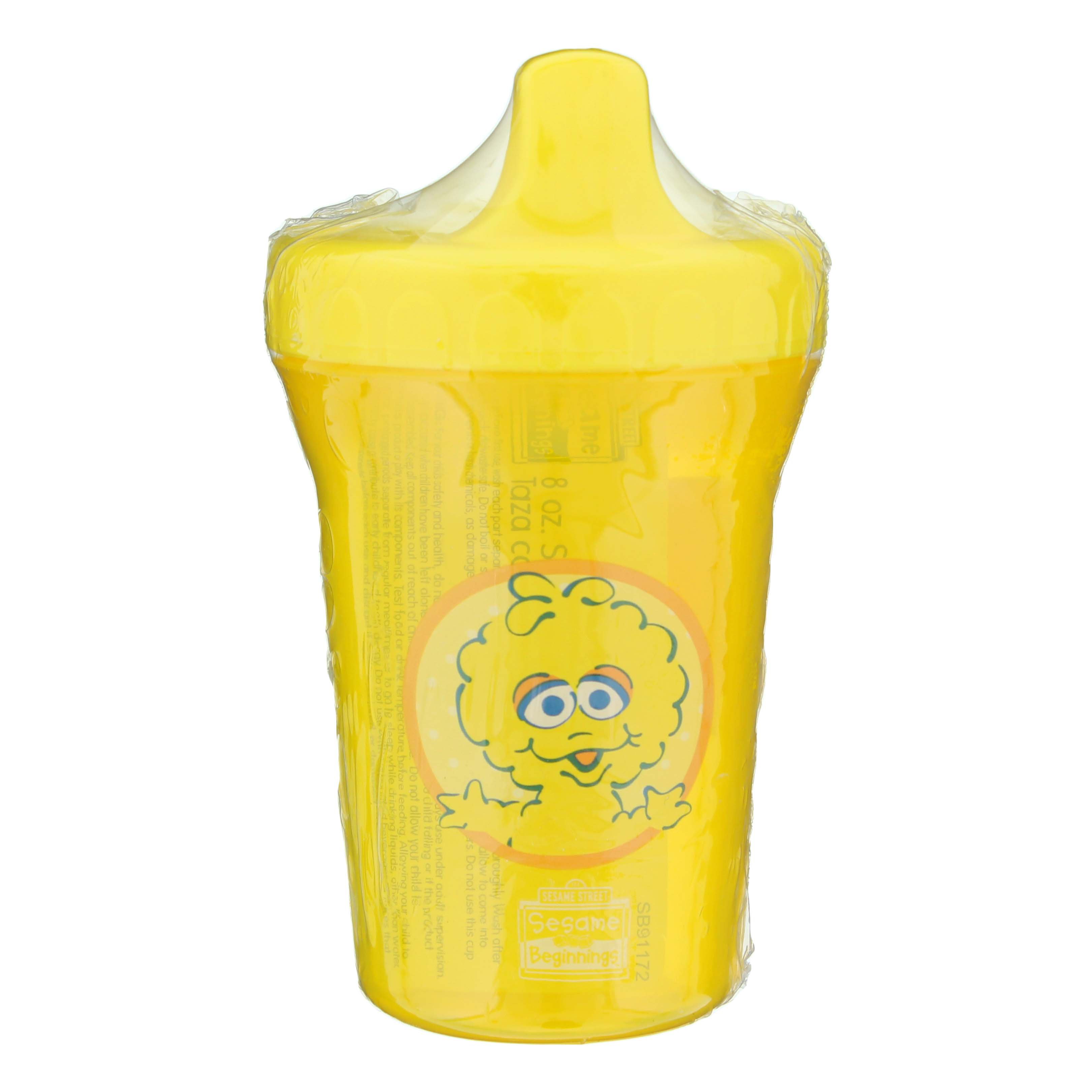 Sesame Street Sesame Beginnings 8oz. Spill Proof Cups - Big Bird, Cookie  Monster and Elmo (3-Pack), Multicolored : Baby 