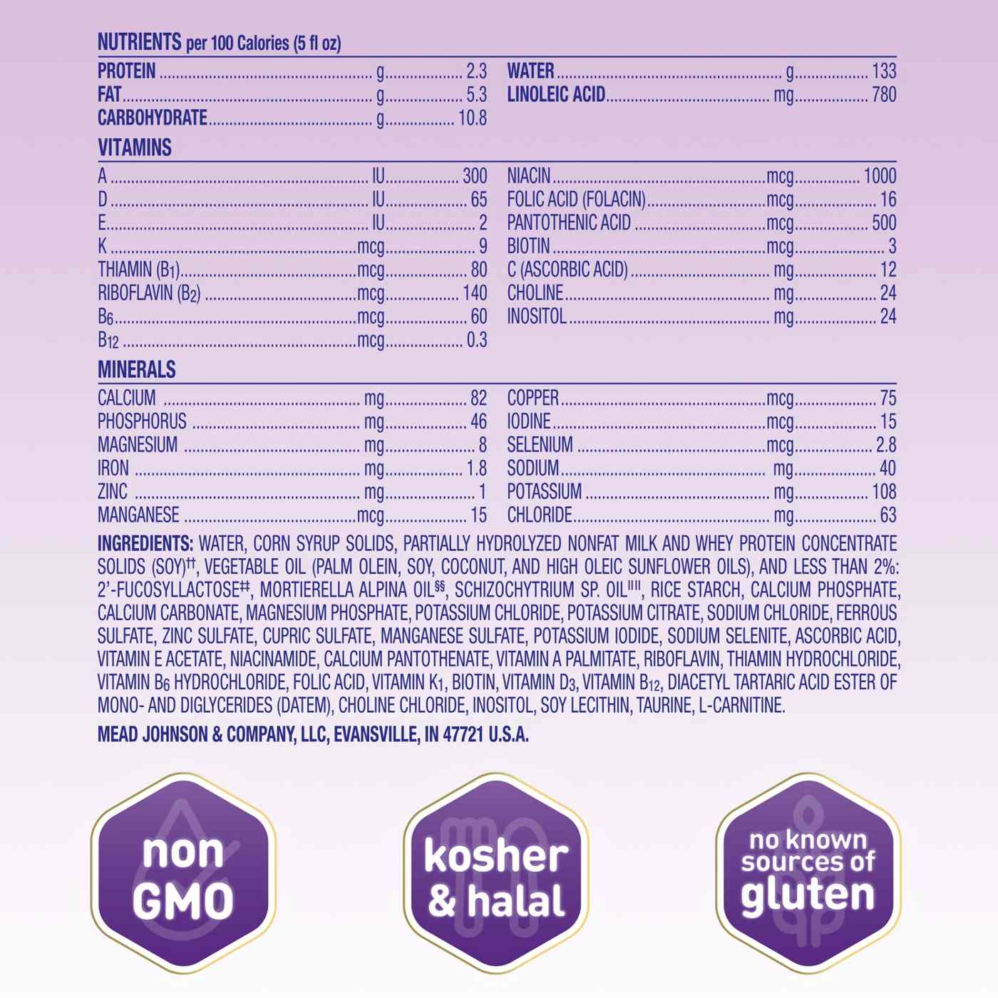 Enfamil NeuroPro Gentlease Milk-Based Ready-to-Feed Infant Formula; image 6 of 6