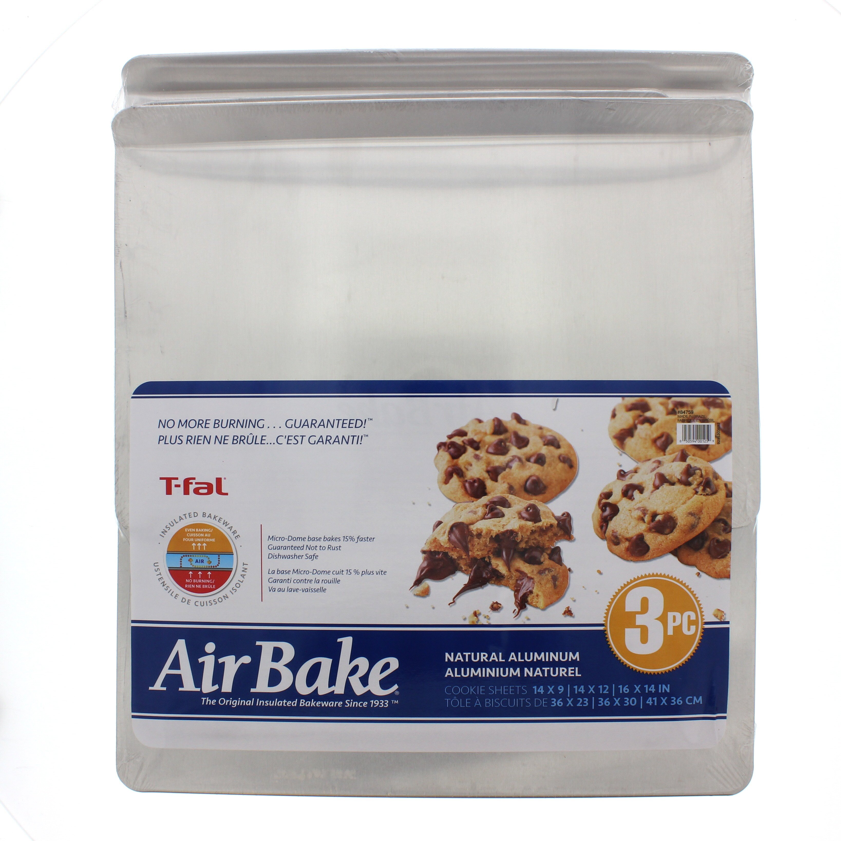 T-fal Air bake Cookie Sheet Small Medium Large - Shop Pans