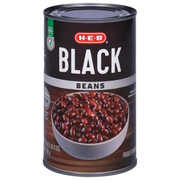 H-E-B Black Beans, 27 oz