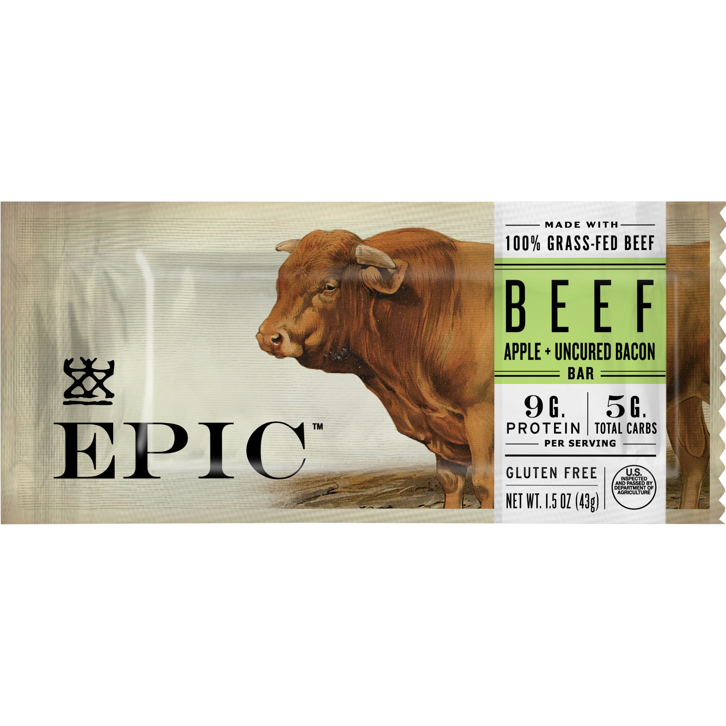 EPIC Beef Apple Bacon Protein Bar Shop Jerky at HEB
