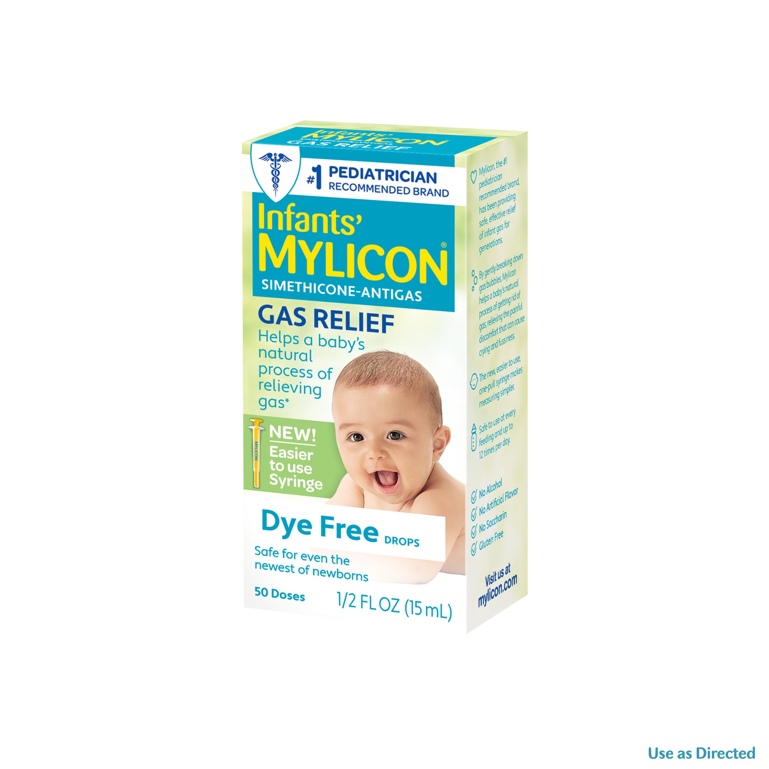 Infants mylicon gas relief