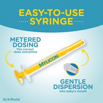 Mylicon Infants' Gas Relief Drops for Infants and Babies, Dye Free Formula