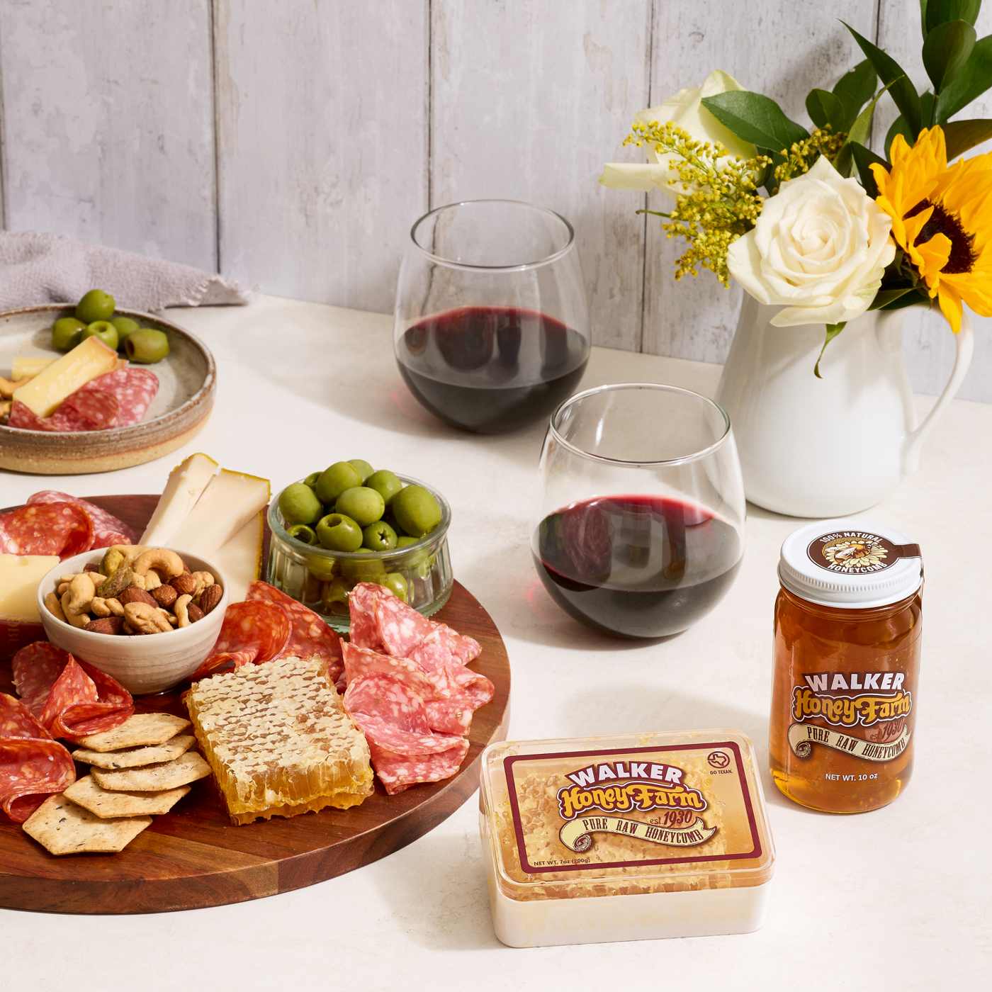 Walker Honey Farm Honeycomb Honey Jar; image 3 of 3