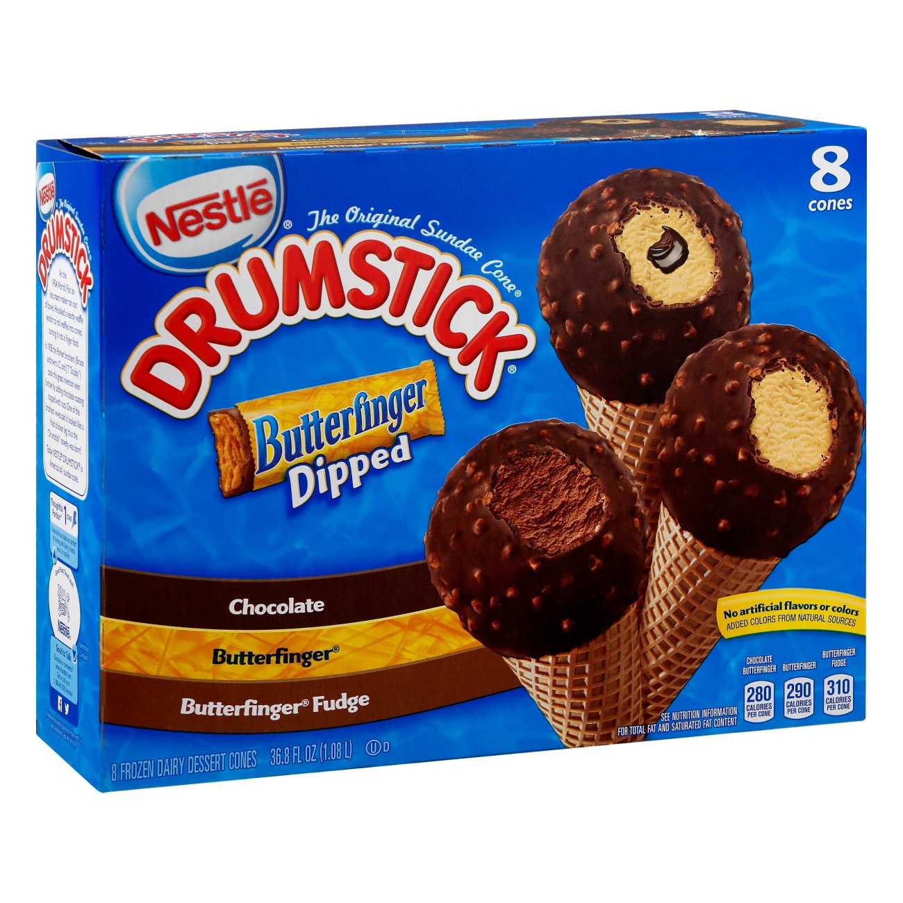 Drumstick Buttetrfinger Dipped Sundae Cones Variety Pack Shop Cones