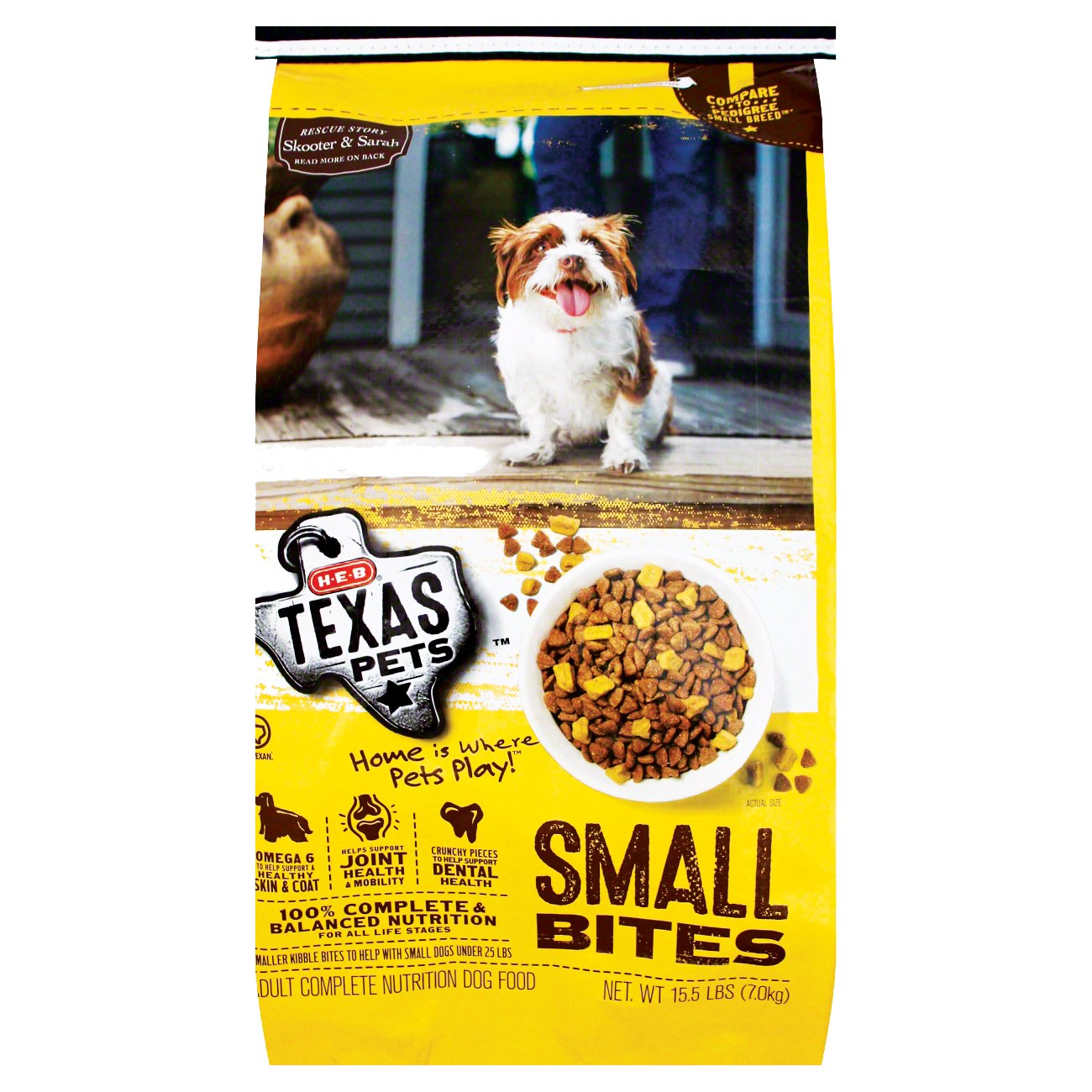 H E B Texas Pets Small Bites Dry Dog Food