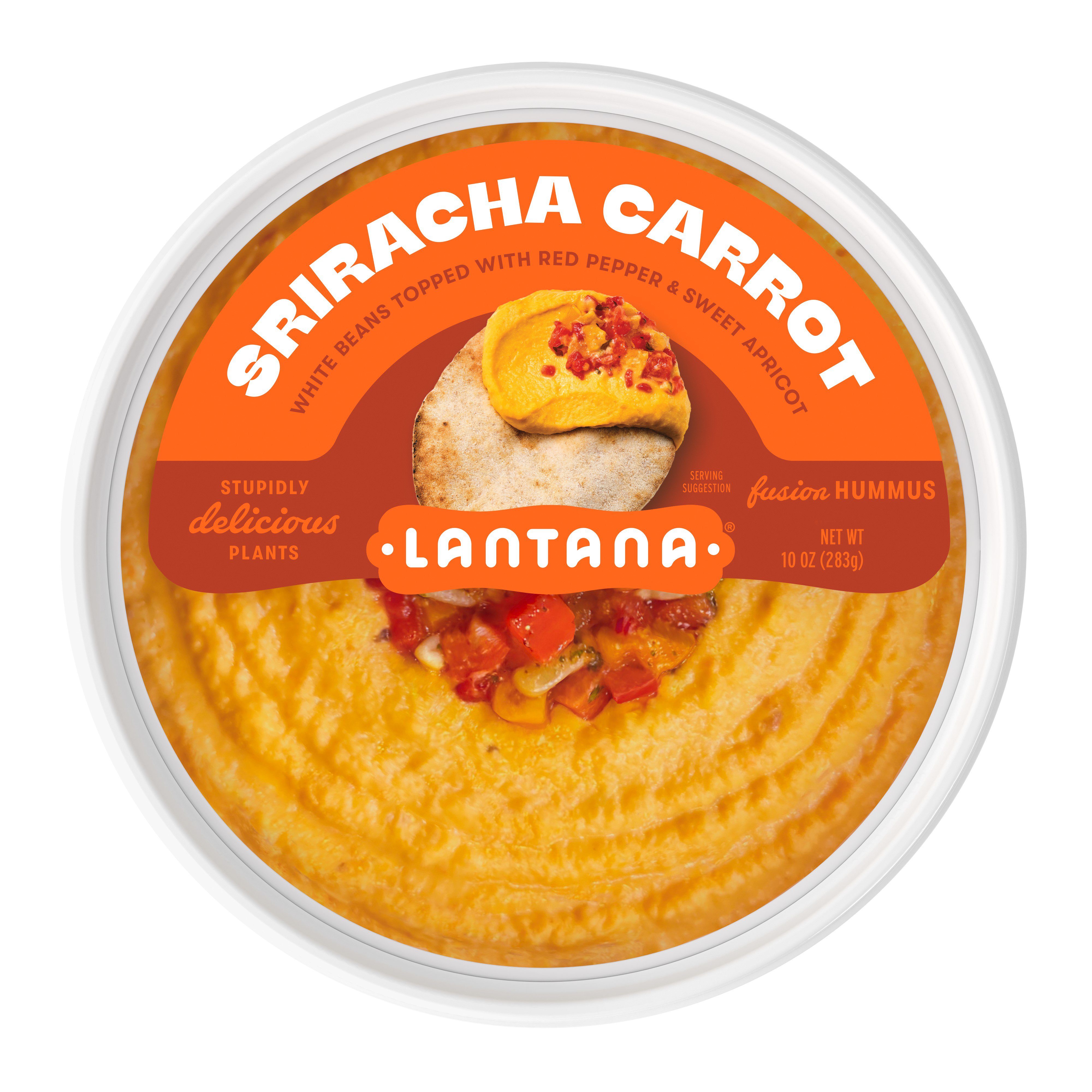 Lantana Sriracha Carrot Hummus, 10 oz