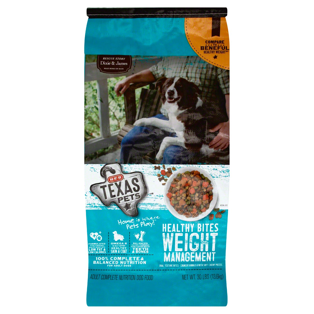 HEB Texas Pets Dry Dog Food Healthy Bites Weight Management Shop Food at HEB