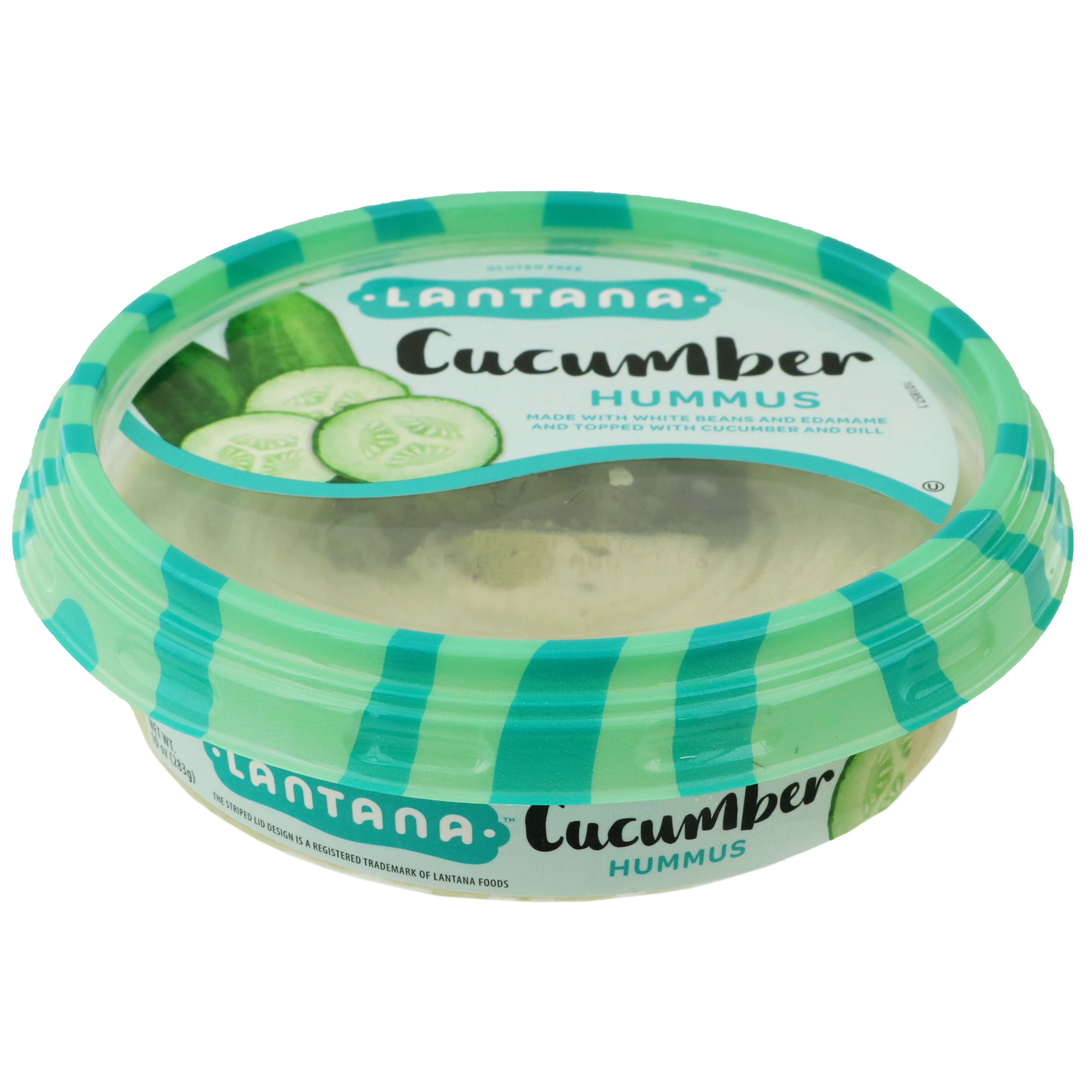 Lantana Cucumber Hummus with Sweet Cucumber Dill Topping Shop Dip at