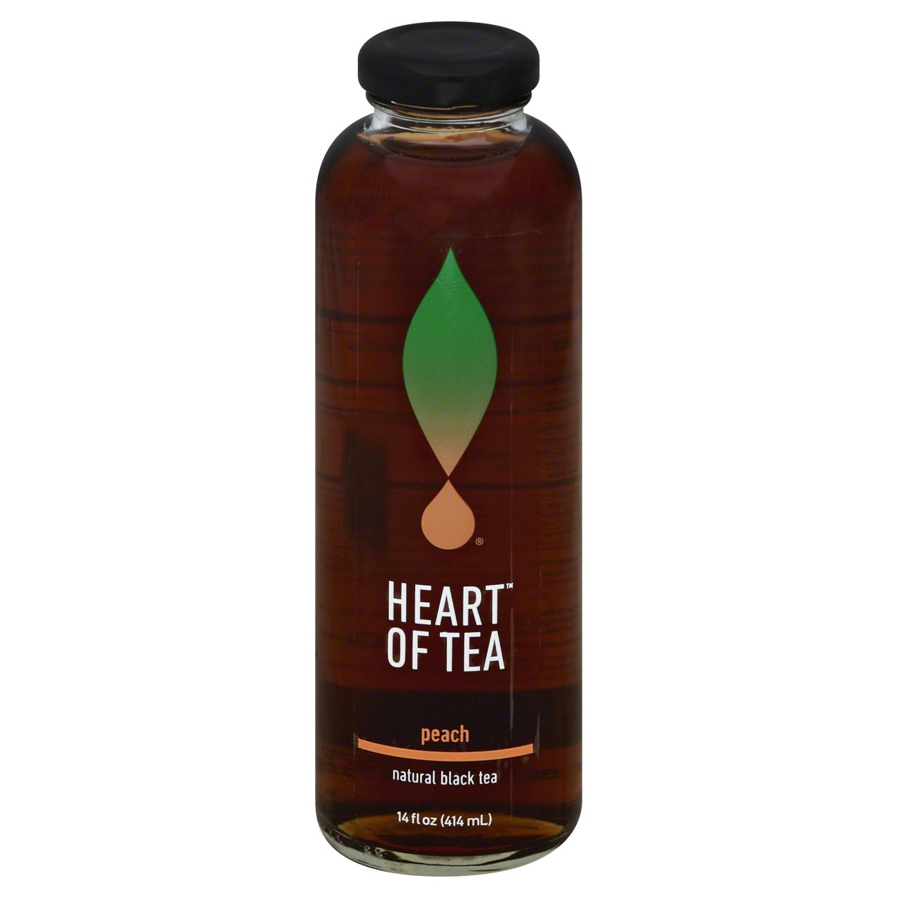Heart of Tea Natural Black Tea, Peach Shop Tea at HEB