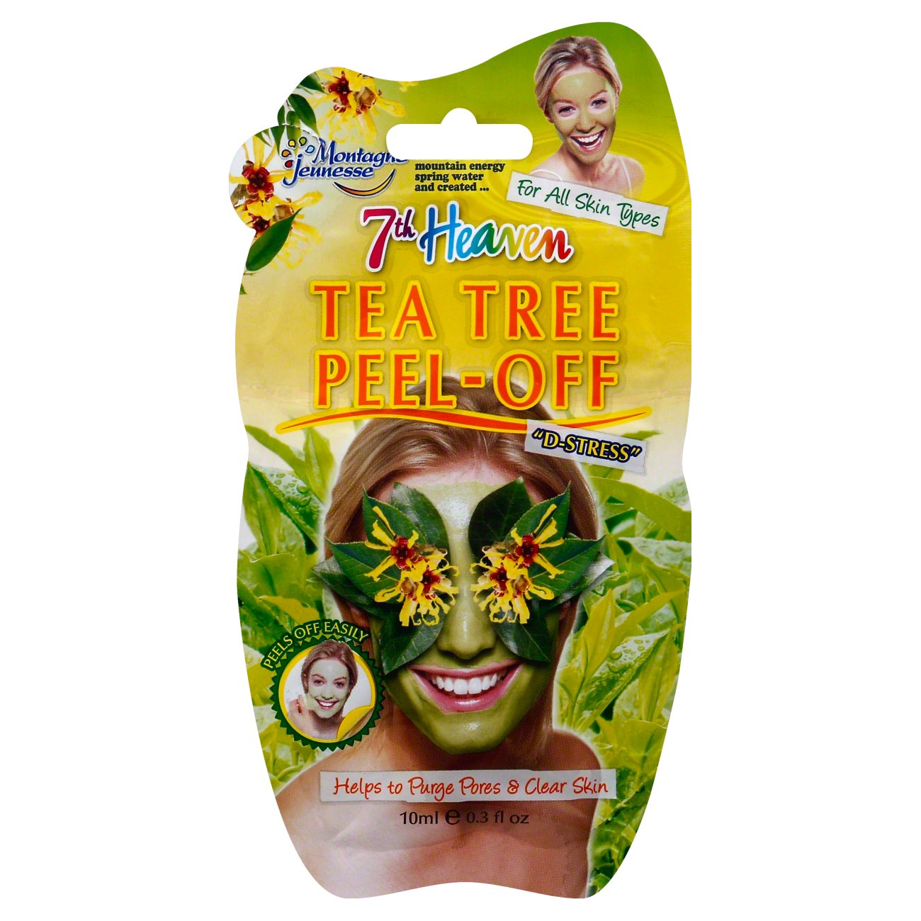 Montagne Jeunesse 7th Heaven Tea Tree Peel Off Face Mask Shop Facial