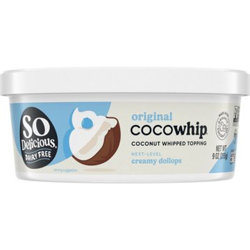 So Delicious Dairy Free Original Coconut Whipped Topping, 9 oz