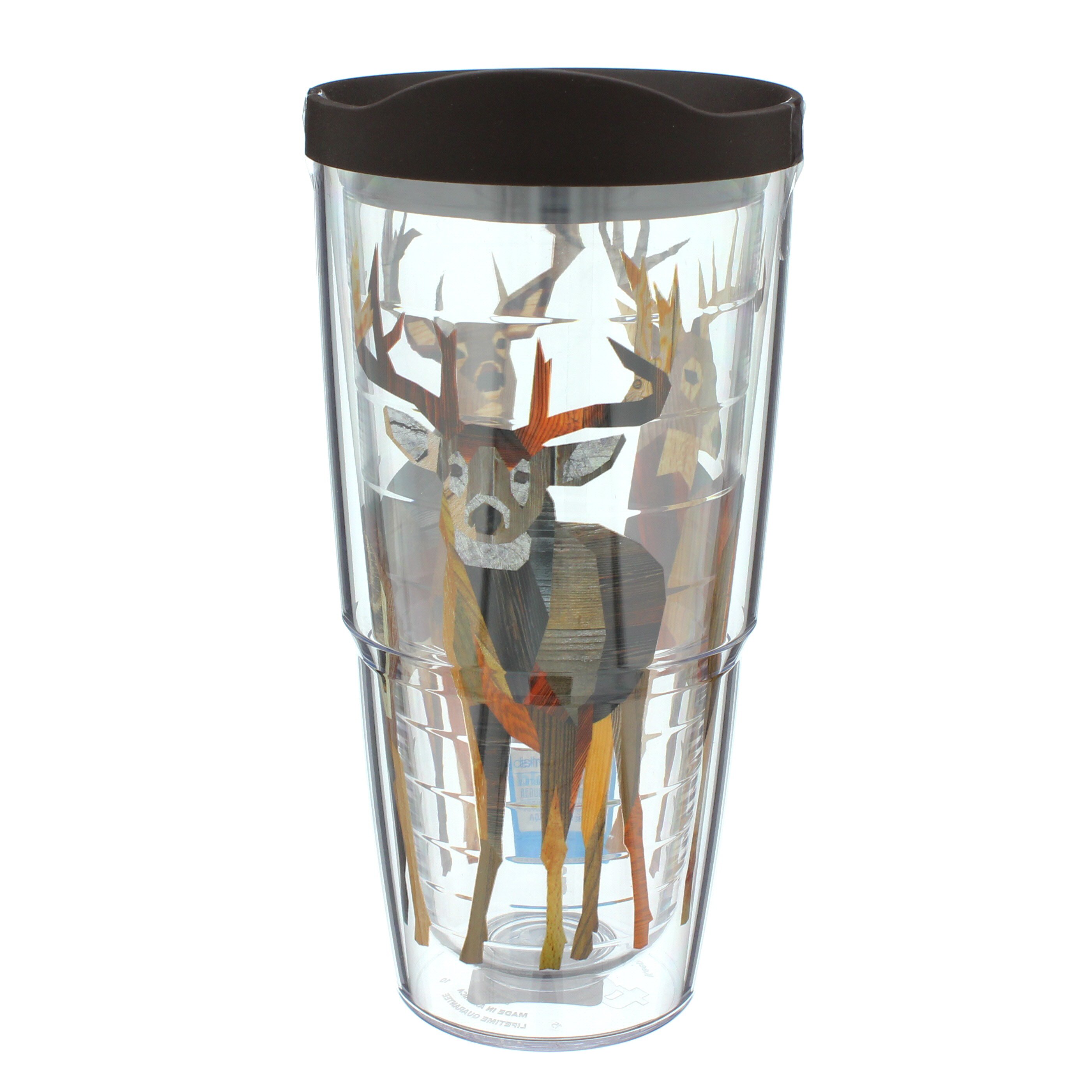 Tervis Wood Grain Deer 24oz Wrap Tumbler With Lid Shop Travel To Go At H E B