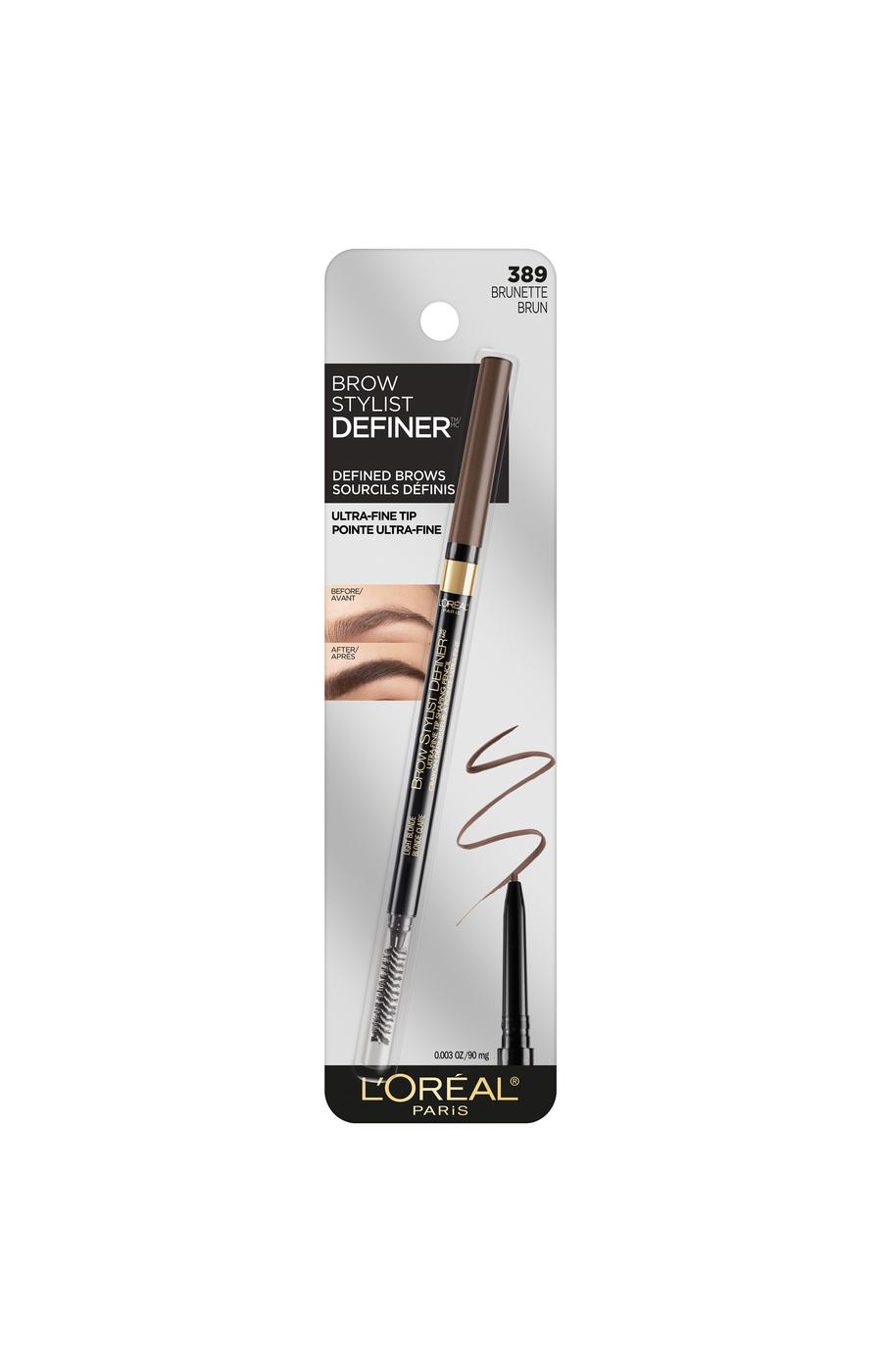 L'Oréal Paris Brow Stylist Definer Waterproof Eyebrow Mechanical Pencil Brunette; image 1 of 2