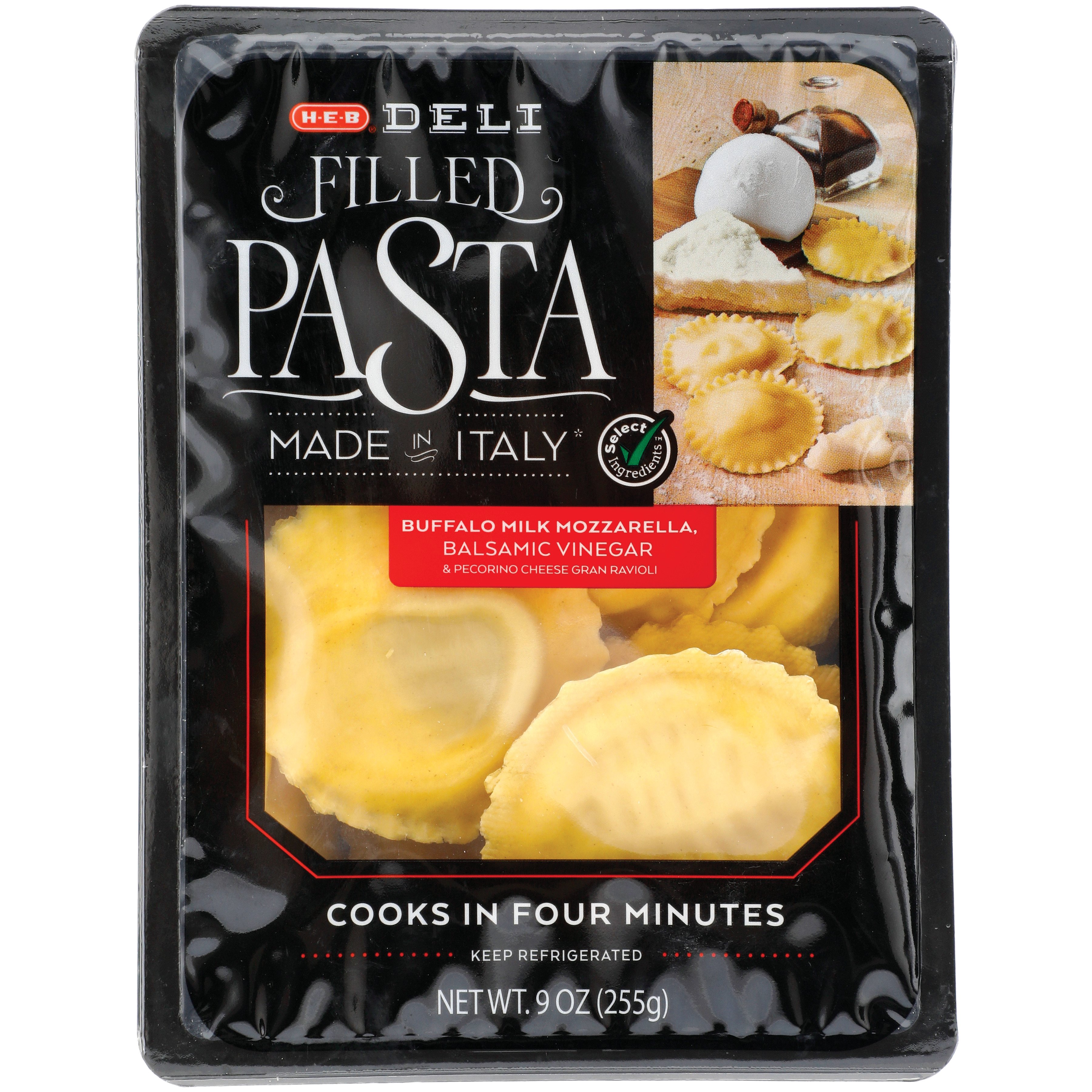 H-E-B Select Ingredients Filled Pasta, Mozzarella & Balsamic Girasoli -  Shop Entrees & Sides at H-E-B