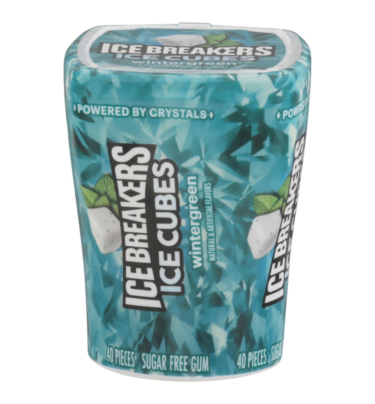 Ice Breakers Ice Cubes Wintergreen Sugar Free Chewing Gum; image 1 of 2