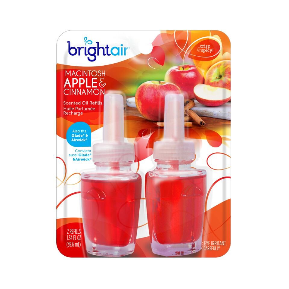 Bright Air Macintosh Apple & Cinnamon Scented Oil Refills Shop