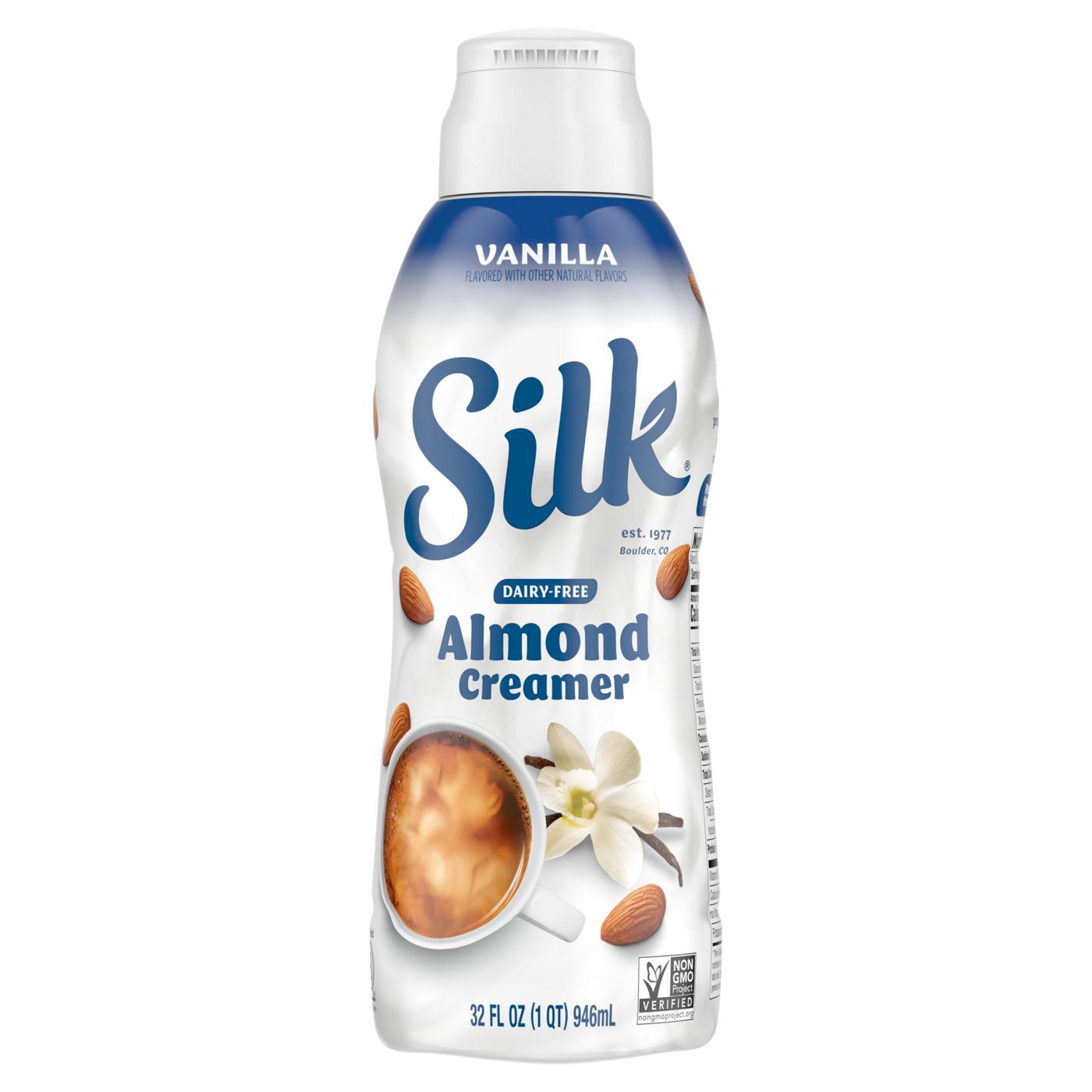 Silk Vanilla Almond Liquid Coffee Creamer; image 1 of 9
