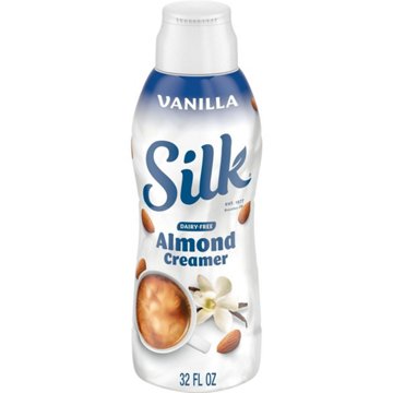 Silk Dairy Free Almond Milk Coffee Creamer - Vanilla, 32 oz