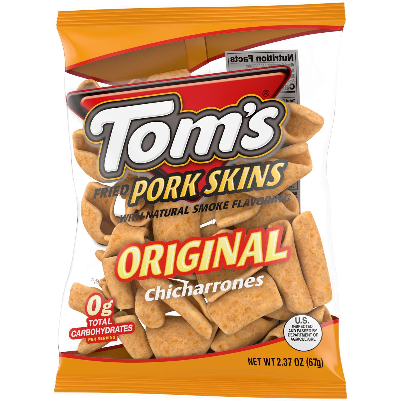 Tom's Original Flavor Chicharrones Pork Skins; image 4 of 6