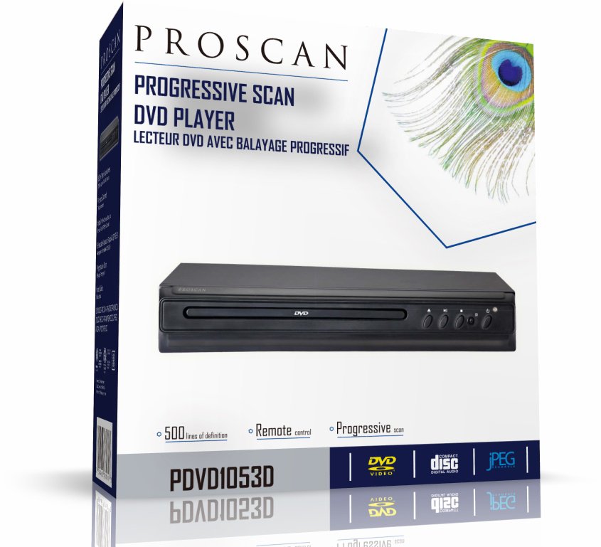 ProScan Progressive Scan Compact DVD Player Shop TV & Video at HEB