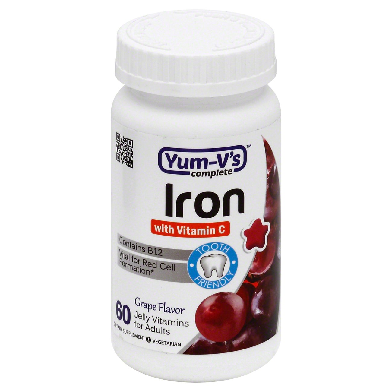 YumV's Complete Iron With Vitamin C, Adult Grape Jellies Shop