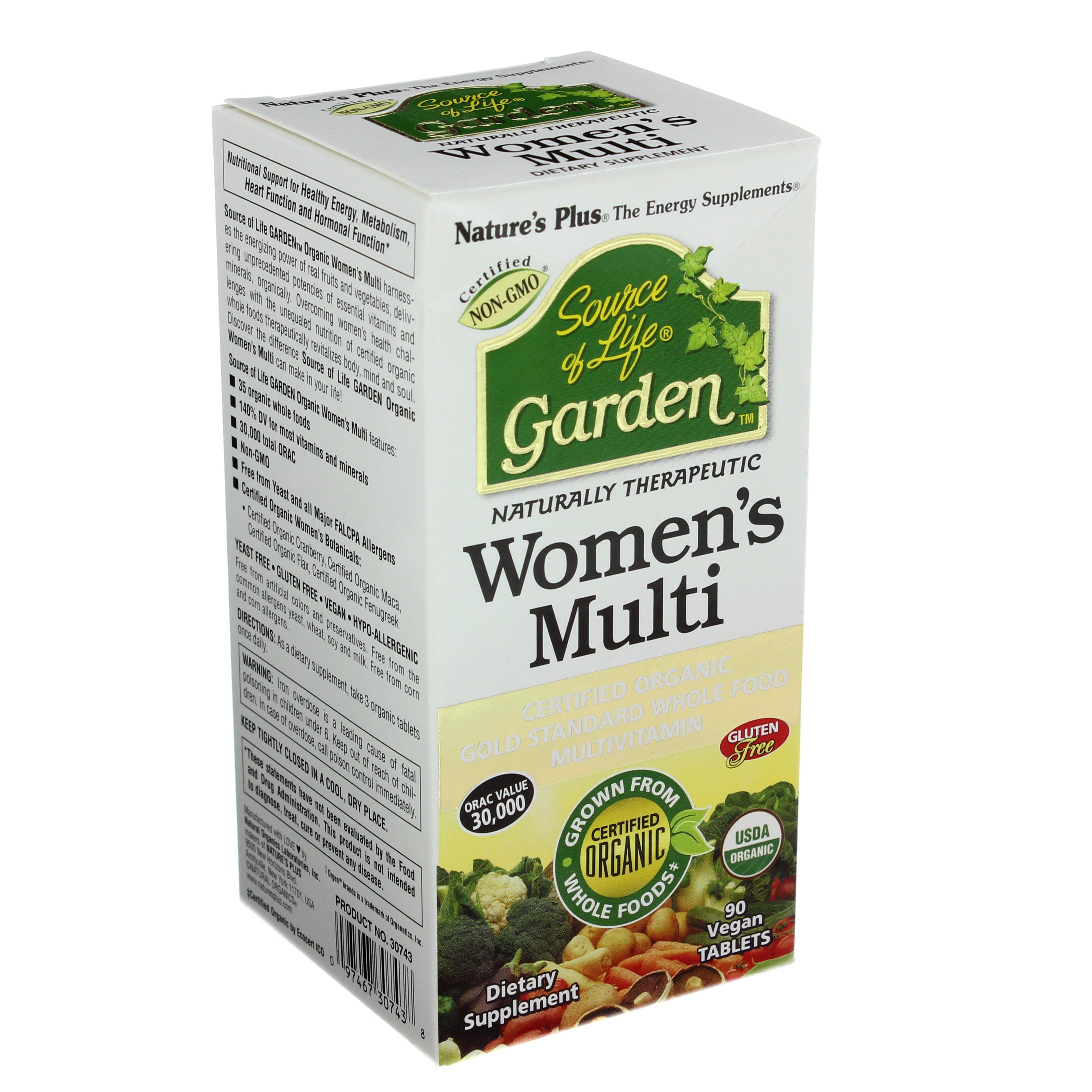 Nature's Plus Source of Life Garden Organic Womens Multivitamin Shop