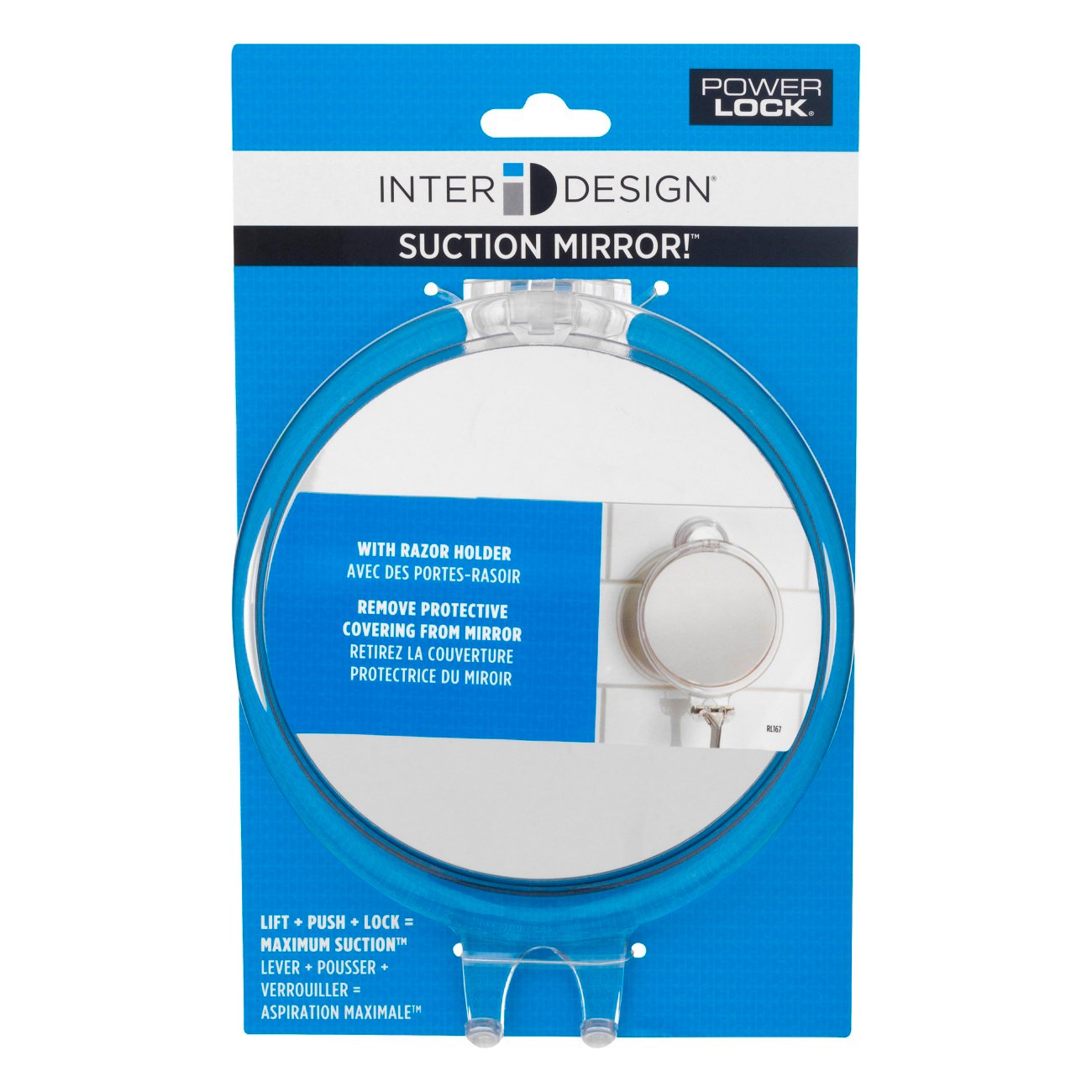 InterDesign Power Lock Fog Resistant Mirror Shop Bedding & Bath at HEB