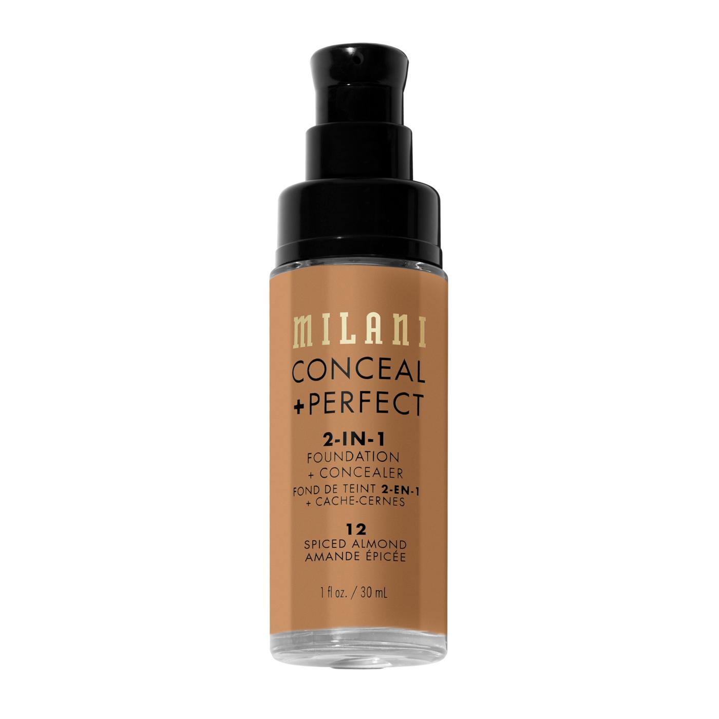 Milani Conceal + Perfect 2-in-1 Foundation + Concealer - Spiced Almond; image 8 of 9