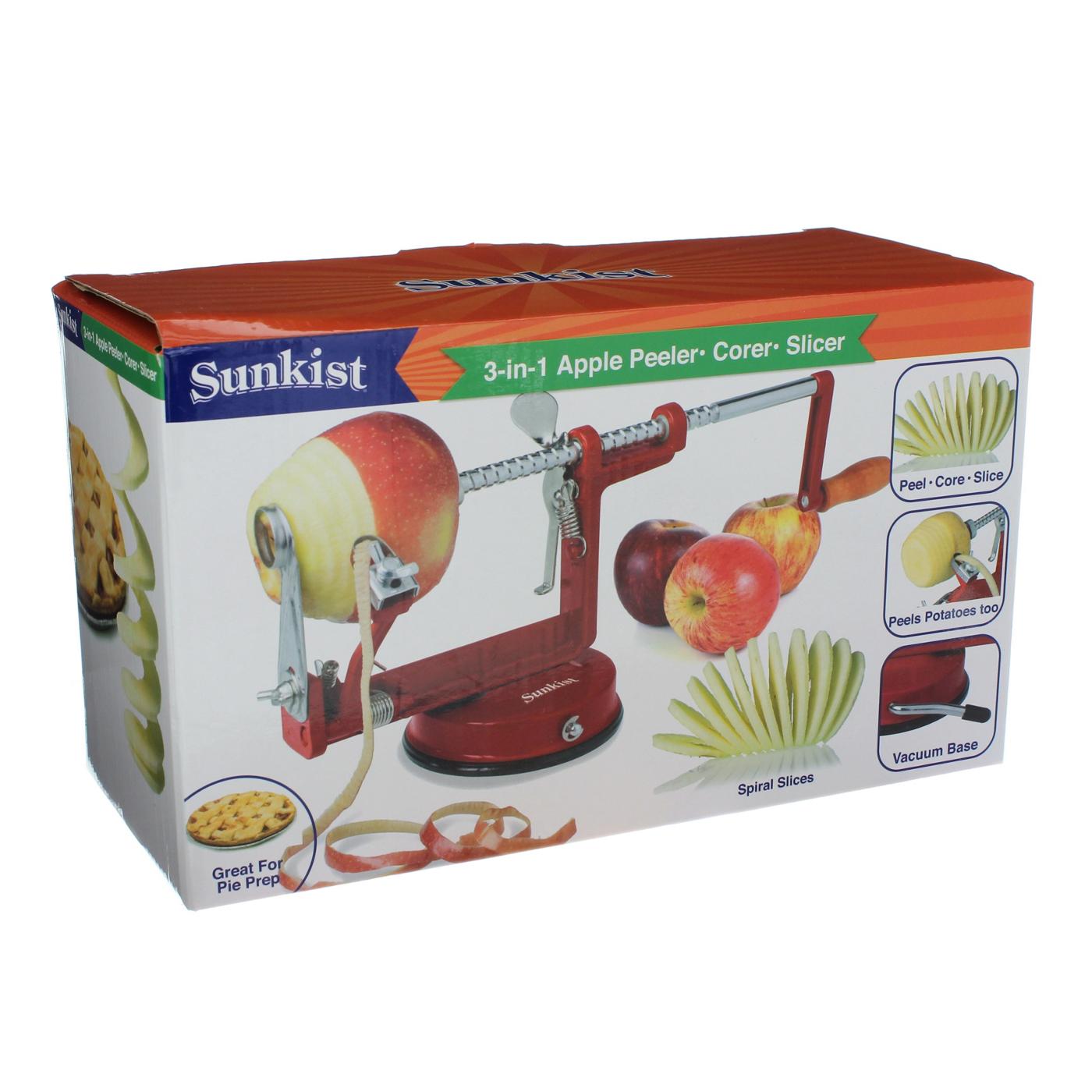 Sunkist 3-In-1 Apple Slicer Red; image 1 of 2