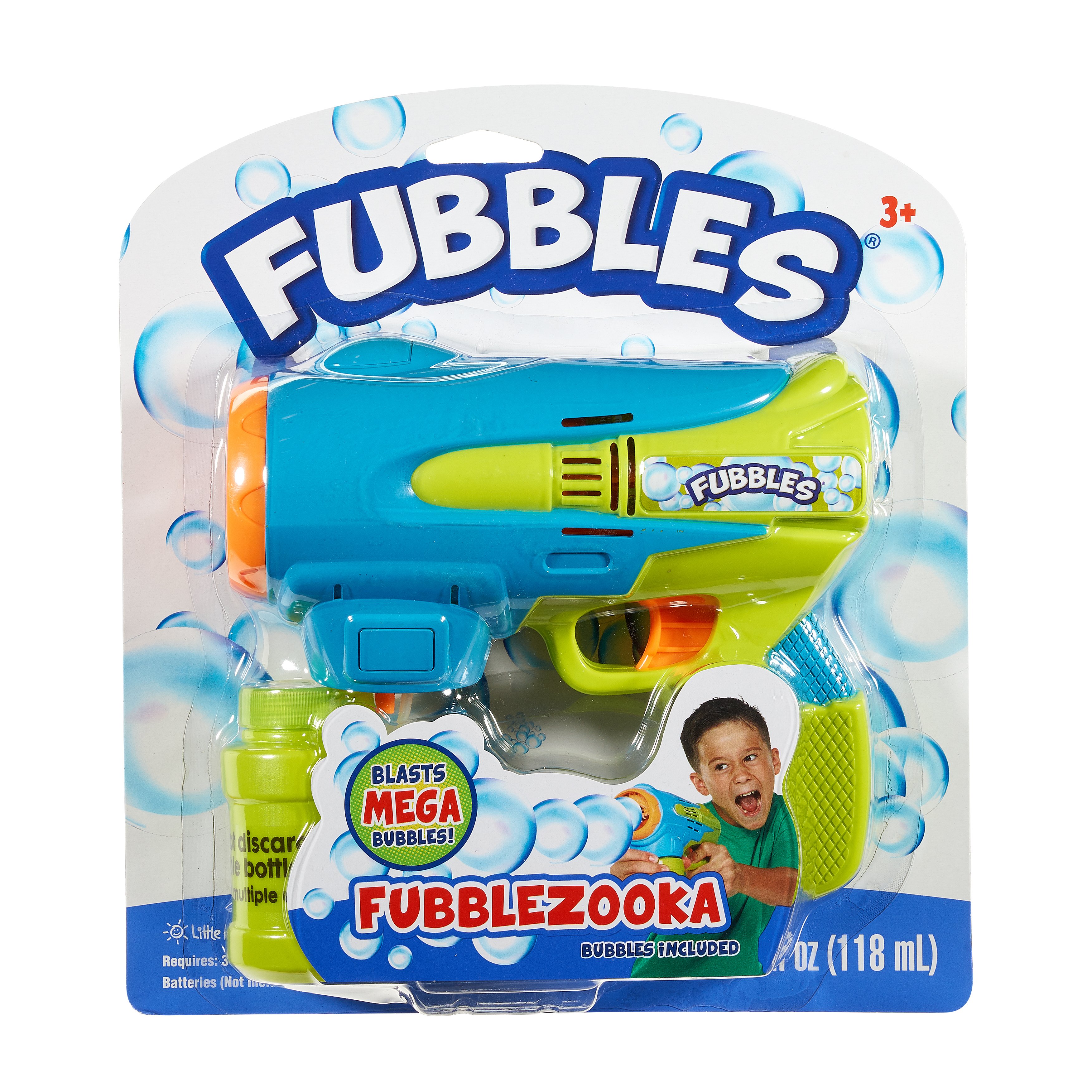 Little Kids Fubbles Fubblezooka Bubble Gun Shop Bubbles at HEB