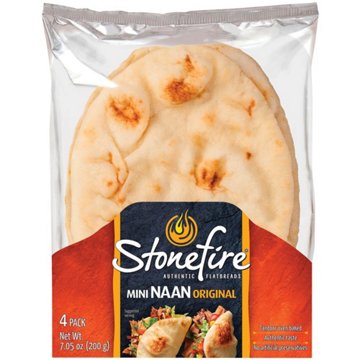 Stonefire Mini Naan Flatbread - Original, 4 ct