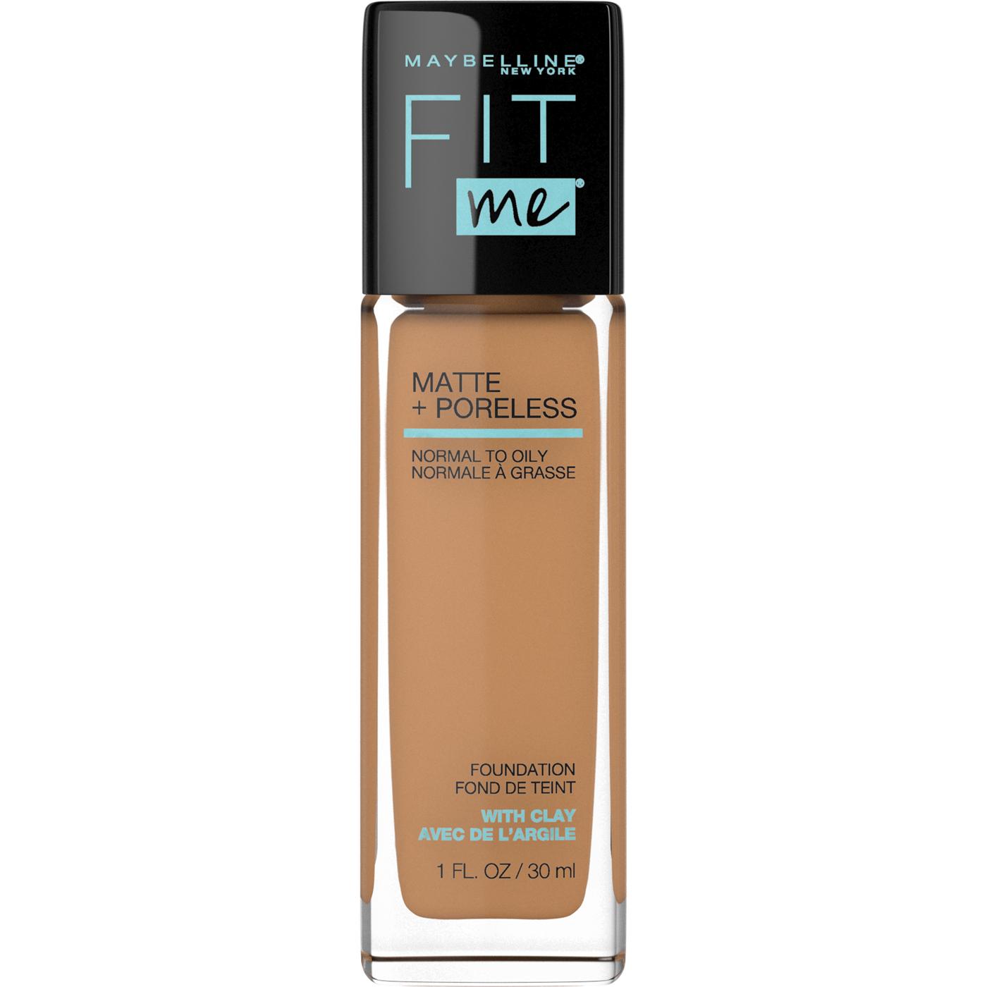 Maybelline Fit Me Matte + Poreless Liquid Foundation - Golden Caramel; image 1 of 3