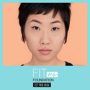 Maybelline Fit Me Matte + Poreless Liquid Foundation - True Beige