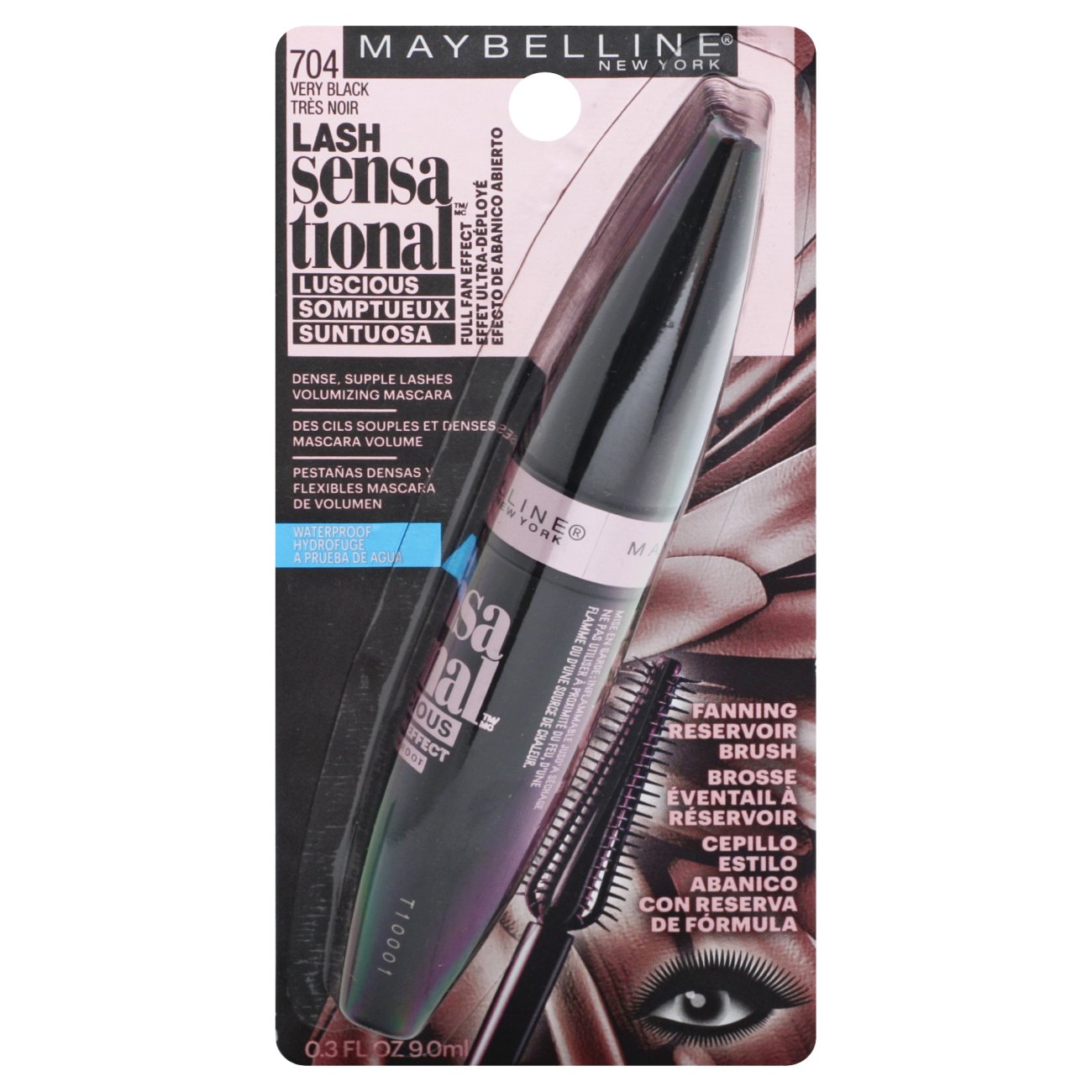 lokalisere Stor mængde coping Maybelline Lash Sensational Luscious Waterproof Mascara Very Black - Shop  Mascara at H-E-B