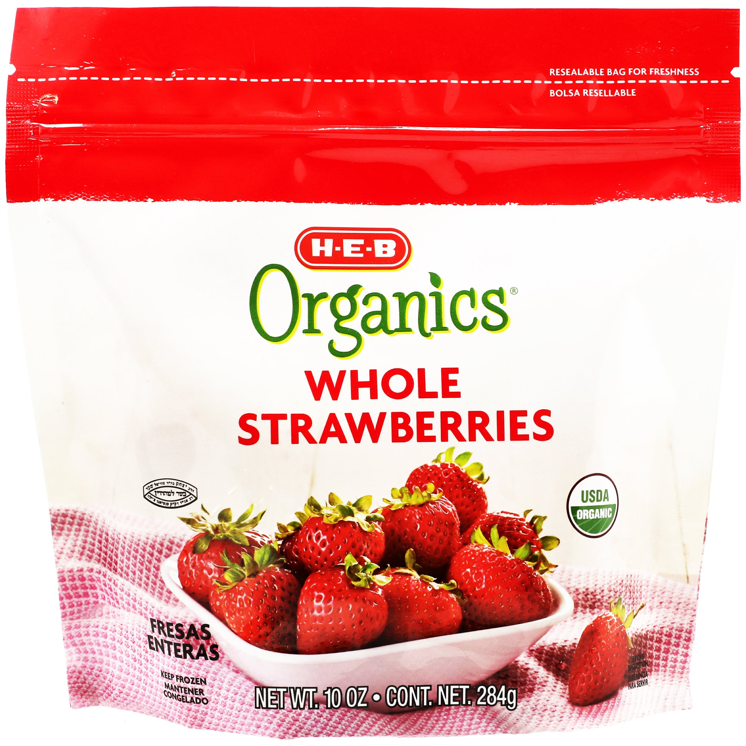 HEB Organics Frozen Whole Strawberries Shop Berries & Cherries at HEB