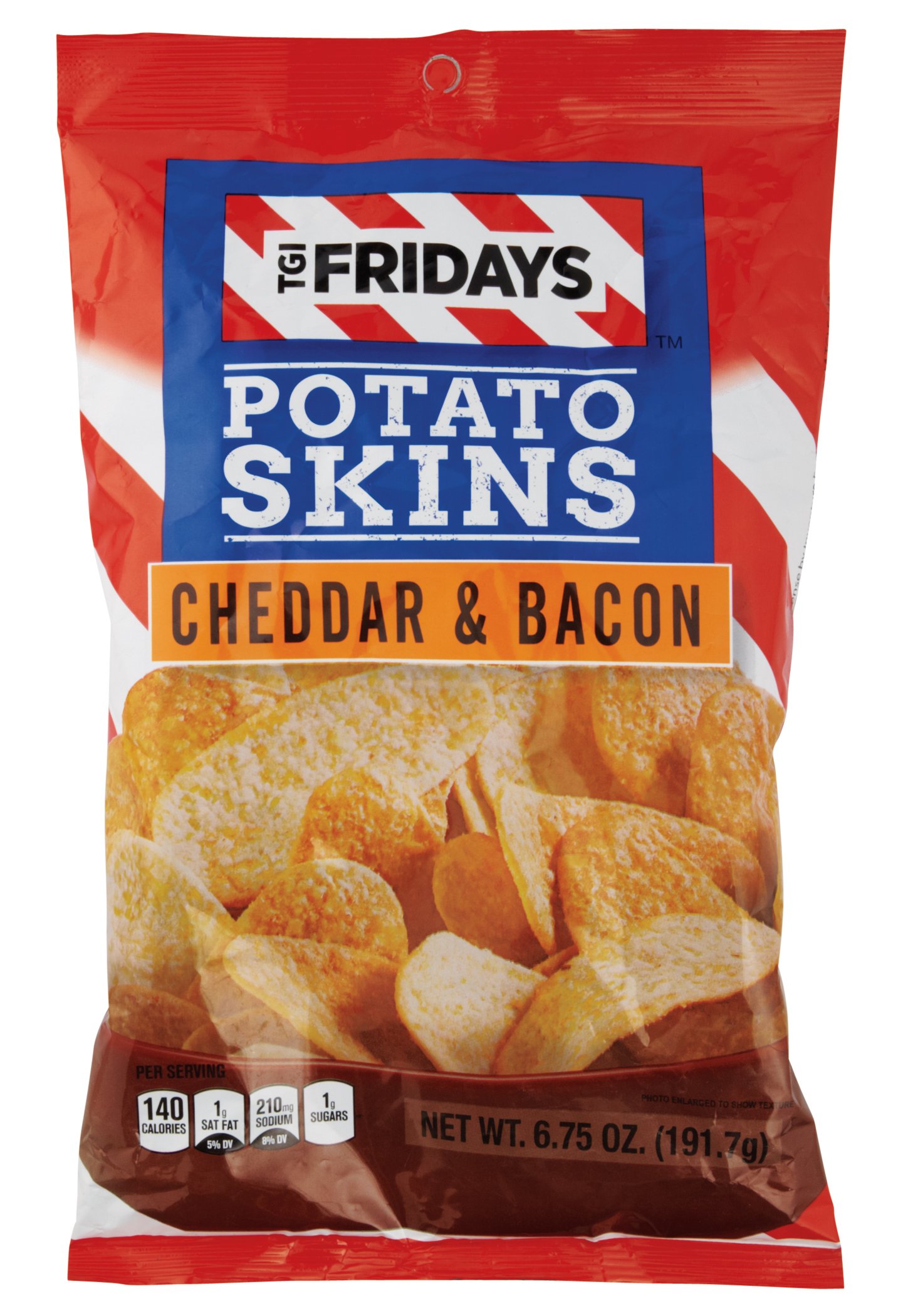 Tgi Fridays Potato Skins Cheddar Bacon Shop Chips At H E B