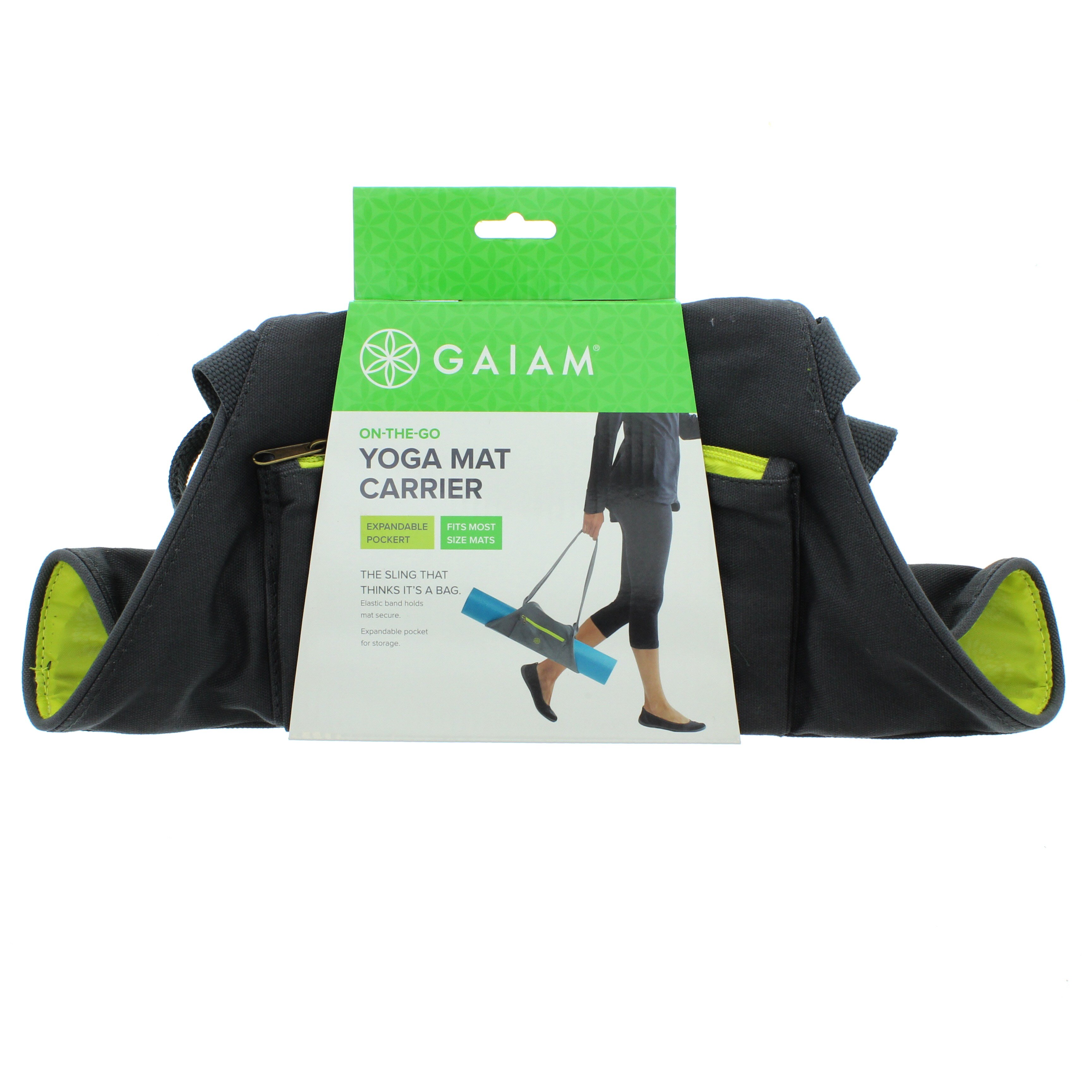 gaiam on the go yoga mat carrier