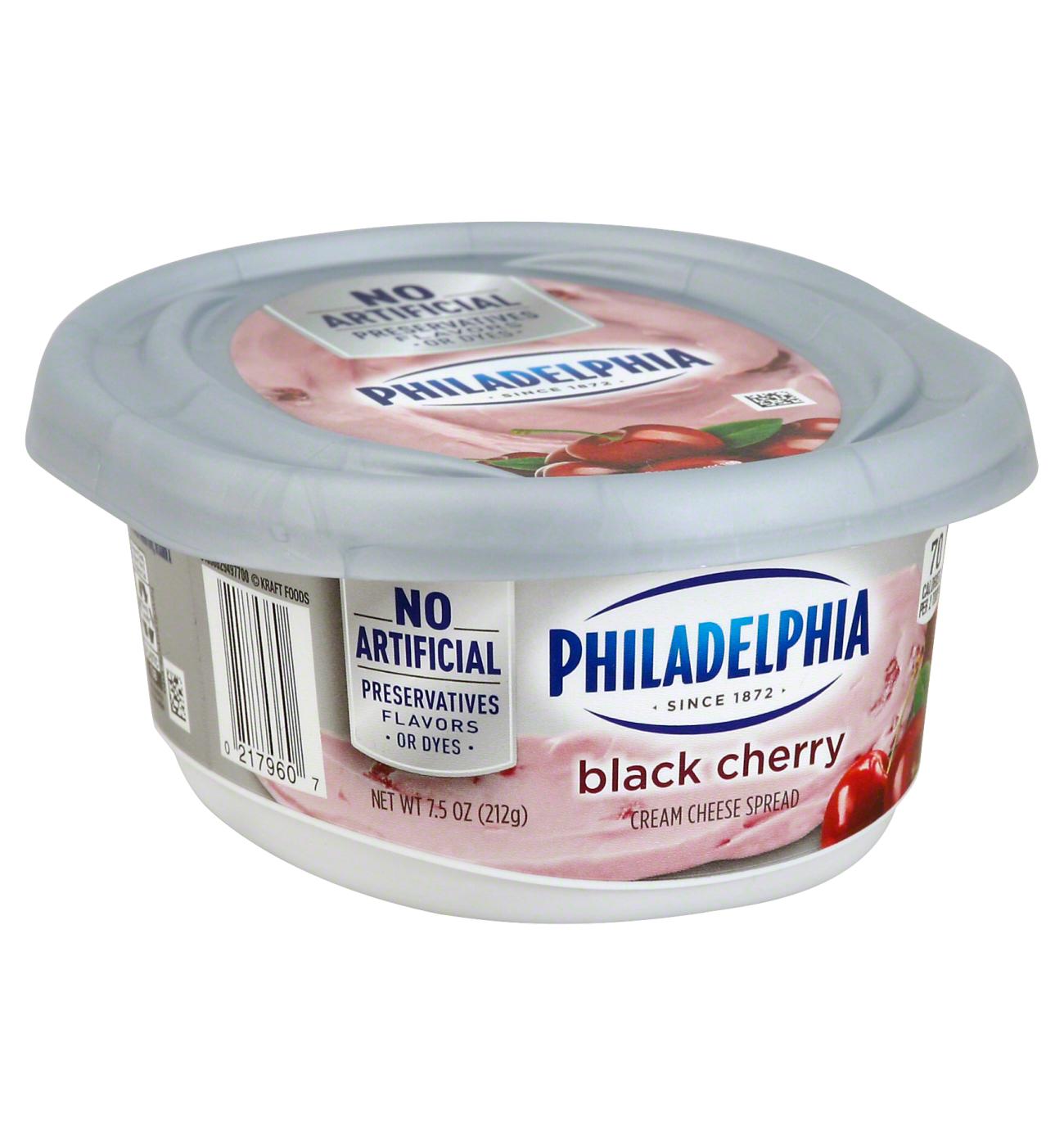 Philadelphia Black Cherry Cream Cheese Spread; image 1 of 2