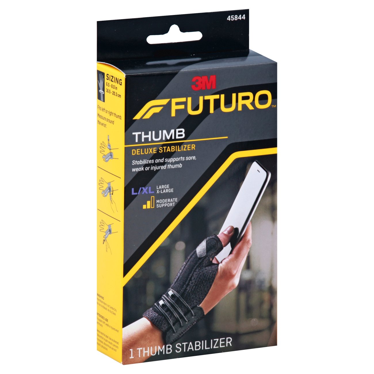 Futuro Deluxe Thumb Stabilizer Large/X-Large - Shop Sleeves & Braces at ...