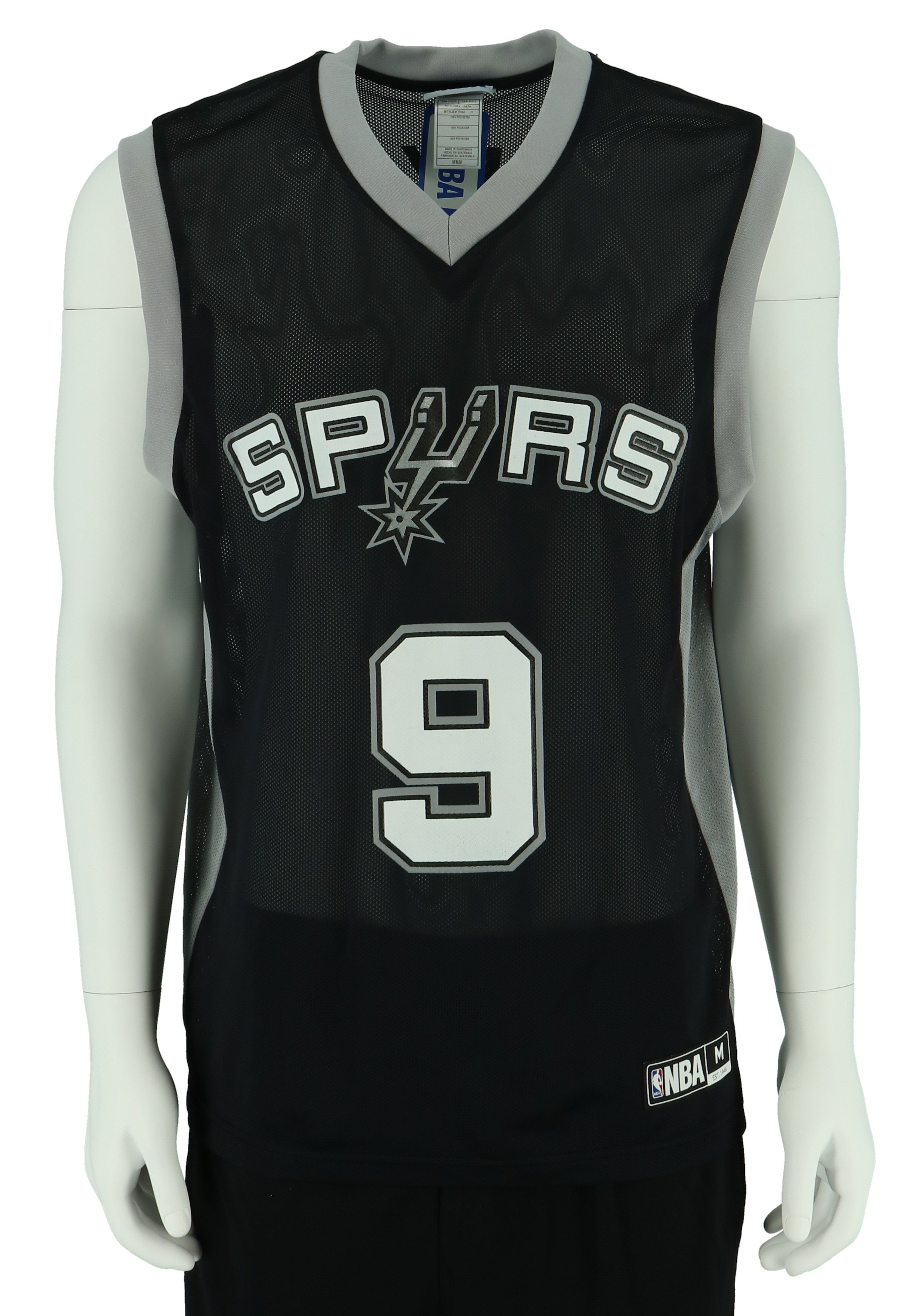 NBA San Antonio Spurs Black Swingman Jersey Tony Parker #9, Medium :  : Sports, Fitness & Outdoors
