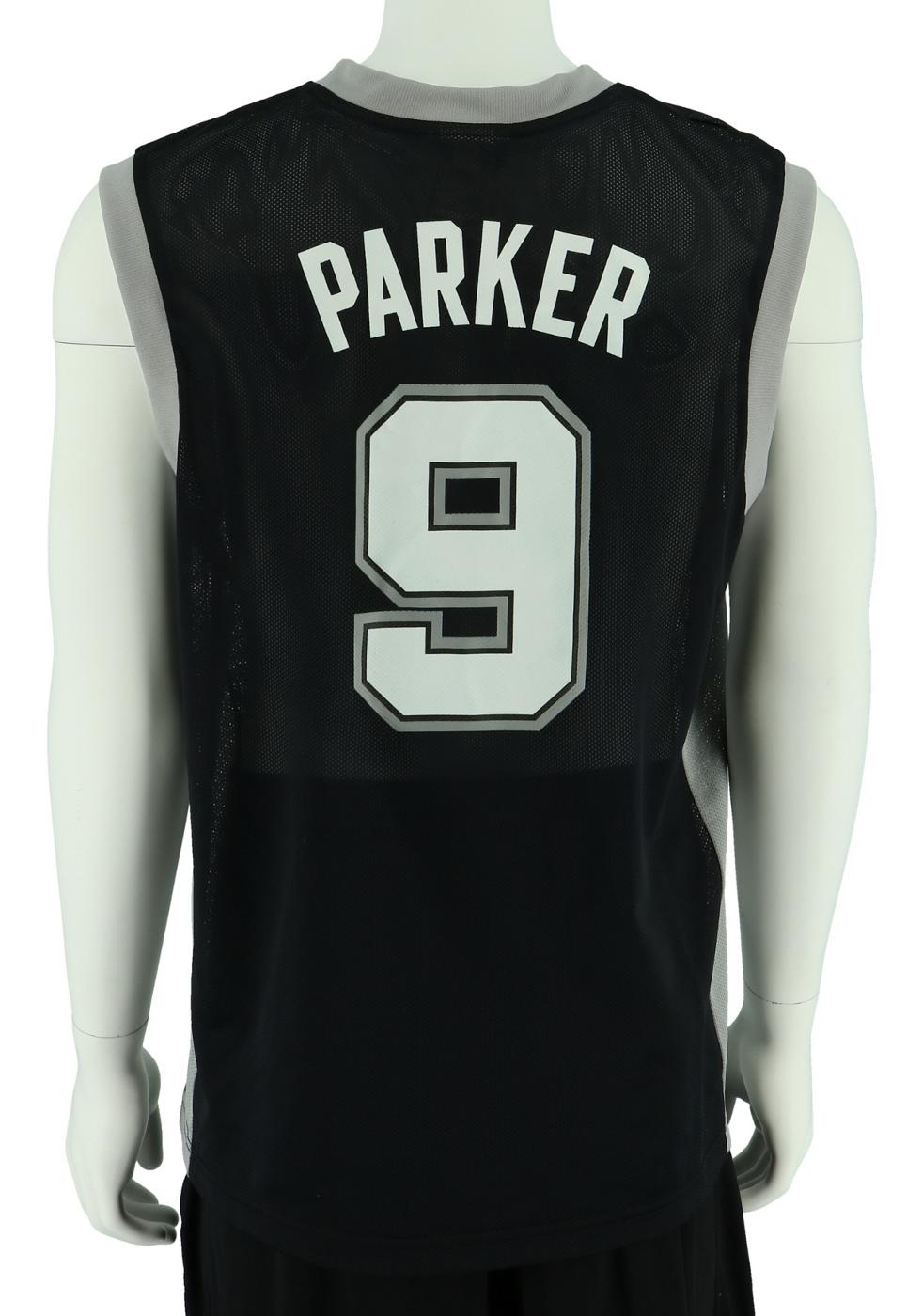 San Antonio Spurs 9 Tony Parker Black Shop Team Apparel At H E B 0105