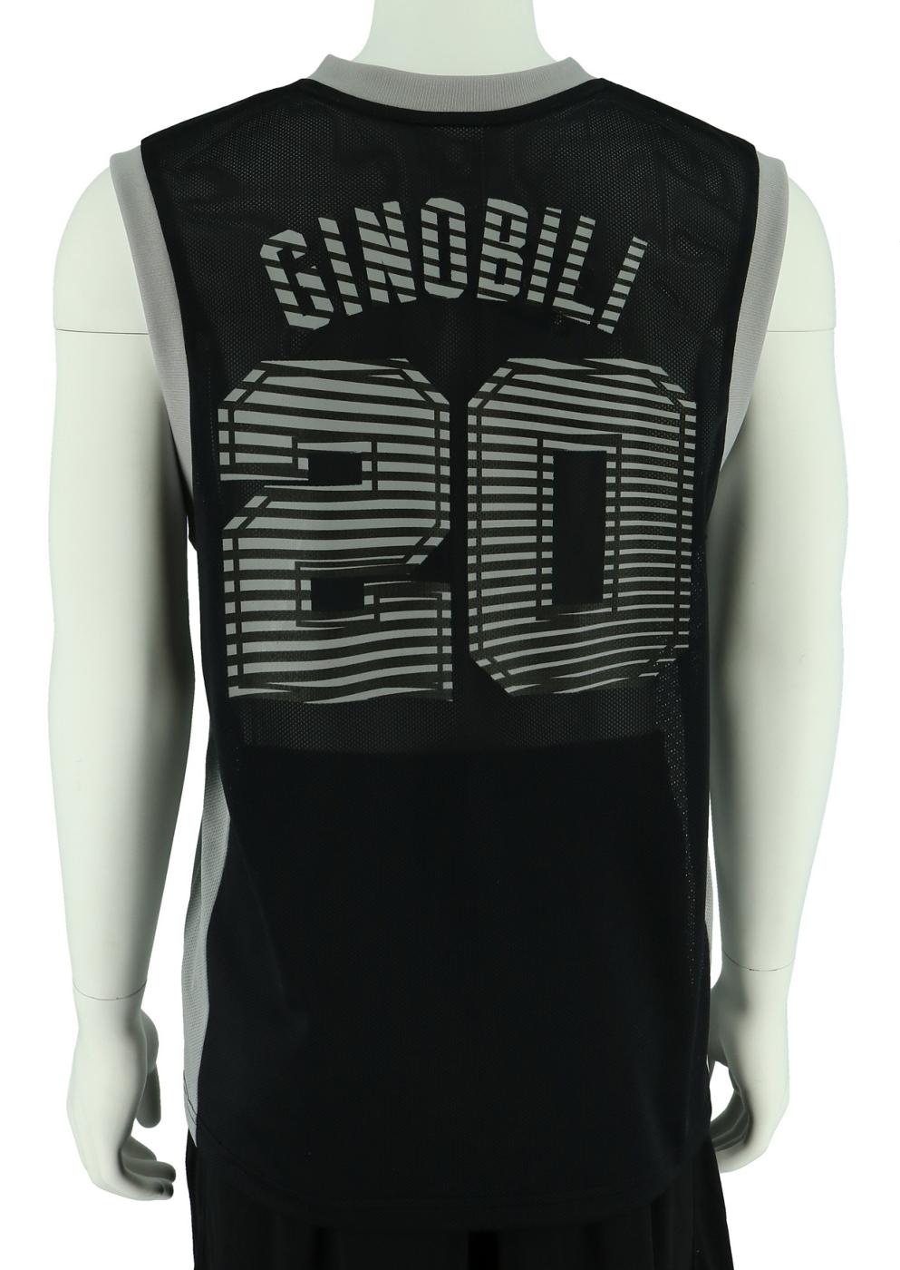 San Antonio Spurs #20 Manu Ginobili, Black Jersey; image 2 of 2