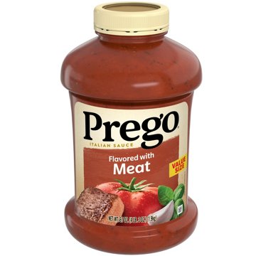 Prego Flavored With Meat Pasta Sauce, 67 oz