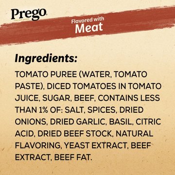 Prego Flavored With Meat Pasta Sauce, 67 oz