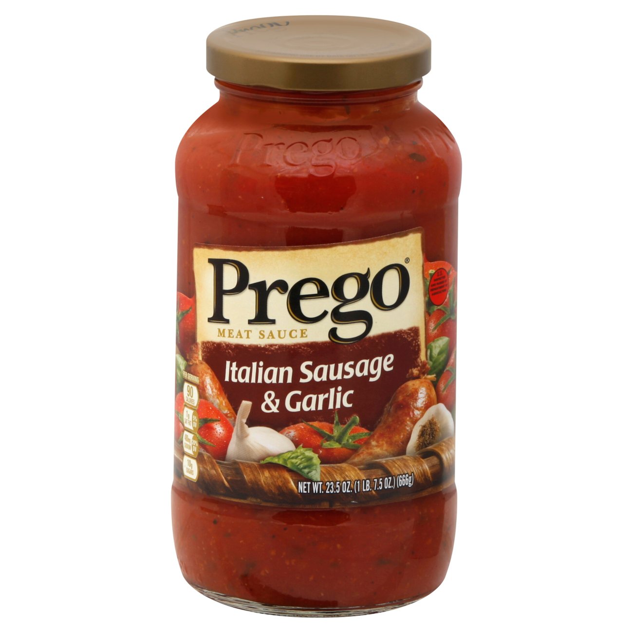 Prego Italian Sausage & Garlic Meat Sauce - Shop Pasta ...