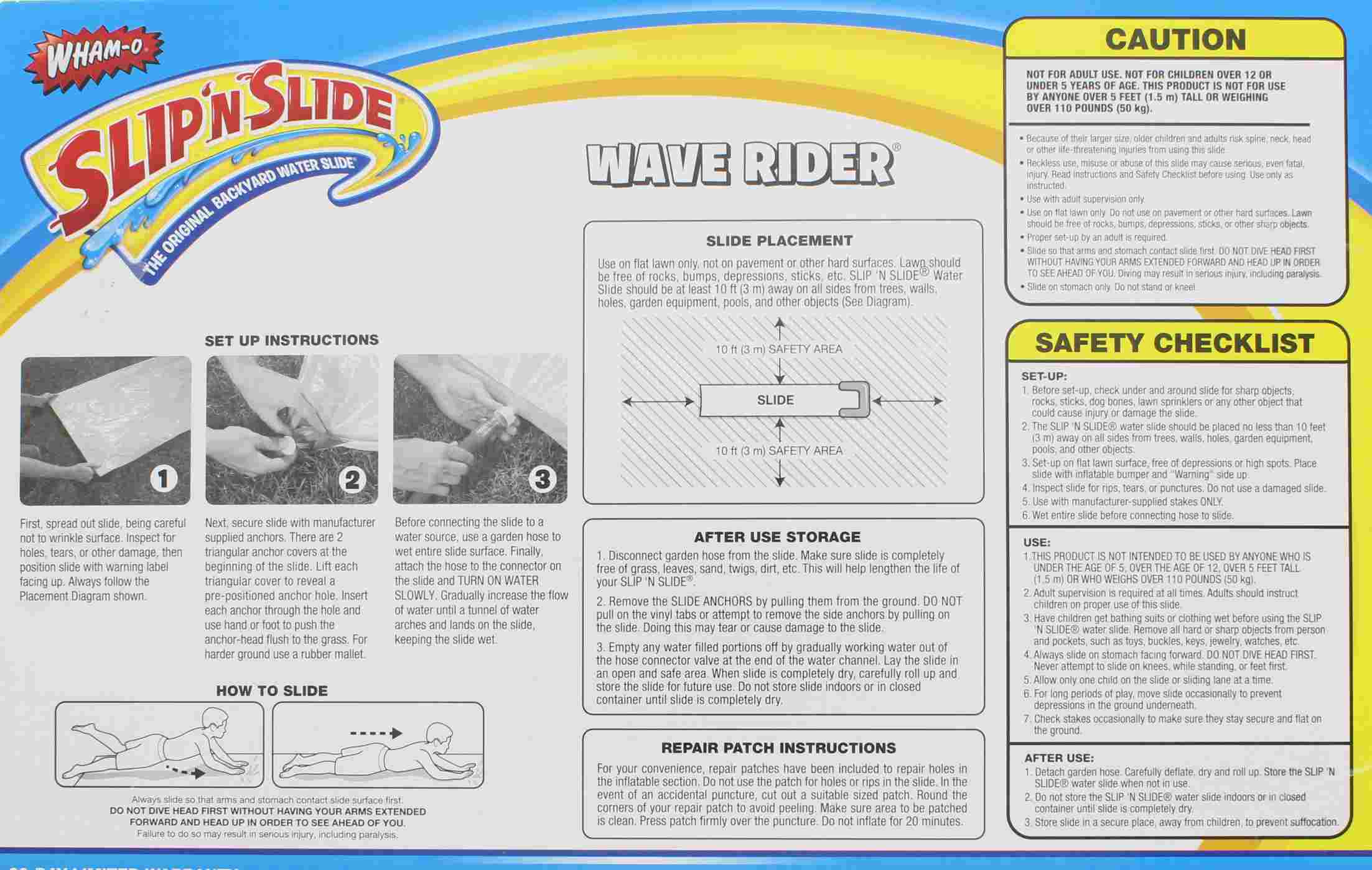Wham-O Slip 'N Slide Wave Rider with Boogie; image 2 of 2