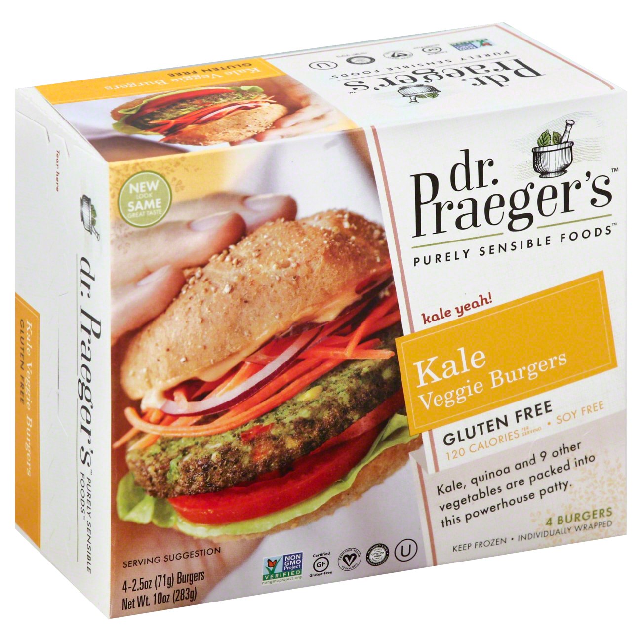 Dr. Praeger's Sensible Foods Kale Veggie Burgers Shop Meat Alternatives at HEB