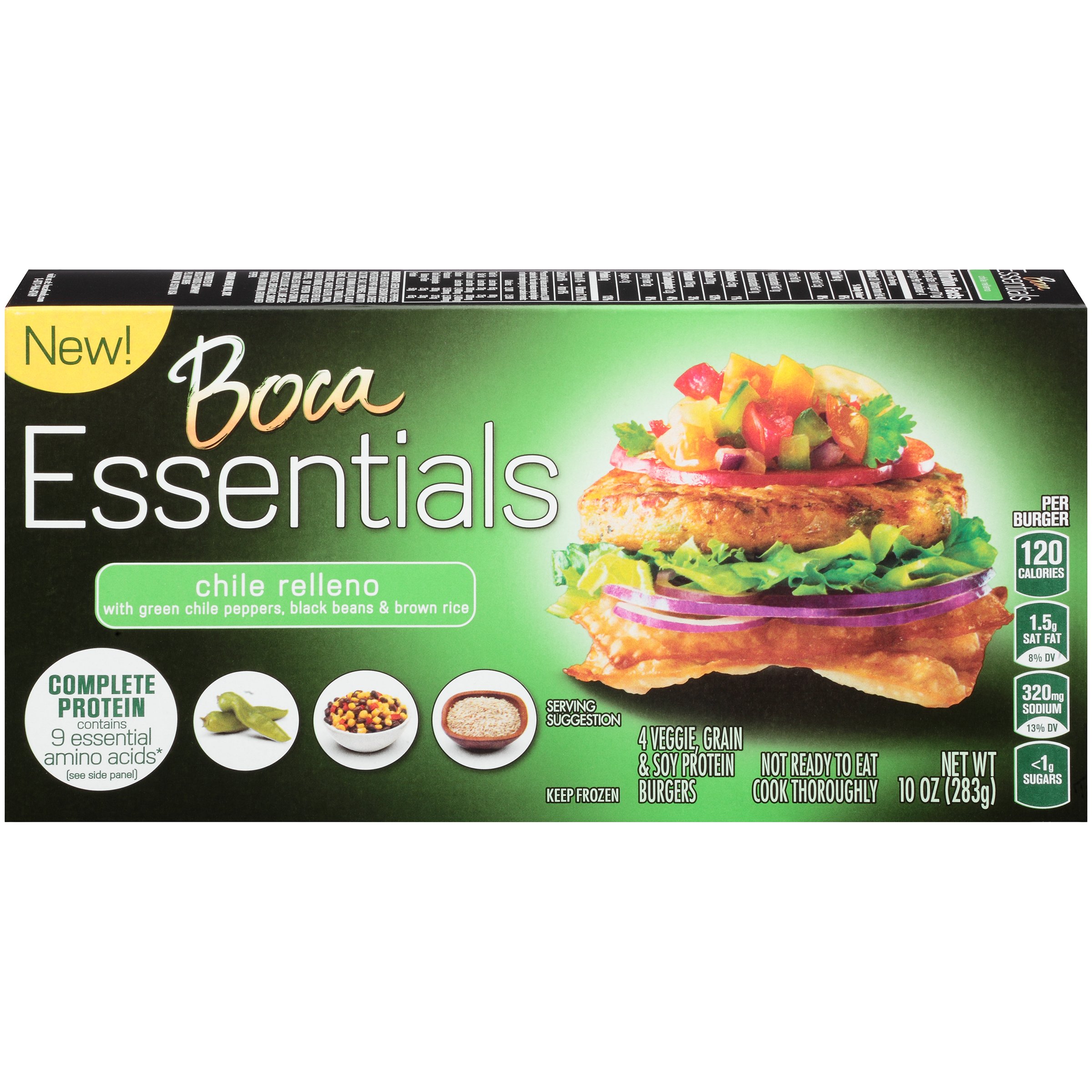 Boca Essentials Chili Relleno Shop Meat Alternatives at HEB