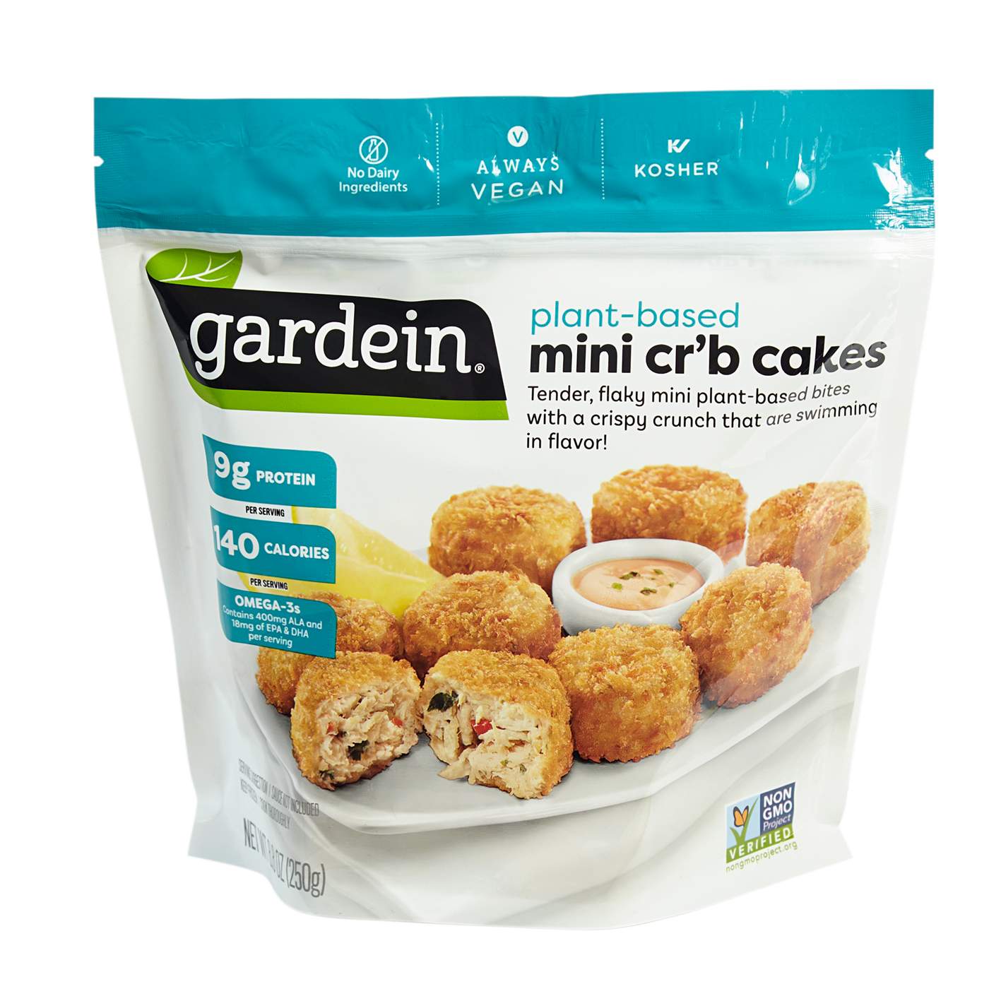 Gardein Vegan Frozen Mini Crispy Plant-Based Crabless Cakes; image 1 of 7